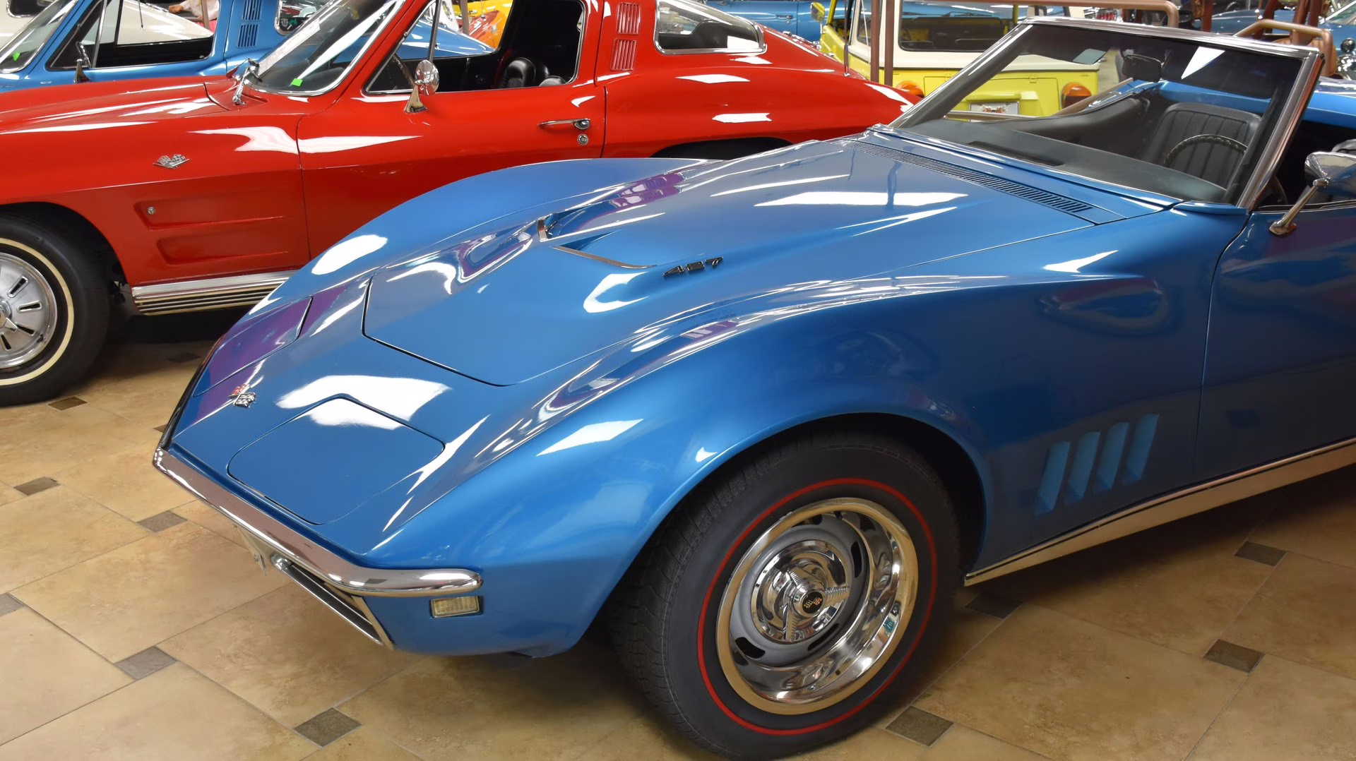 1968 LeMans Blue Chevrolet Corvette