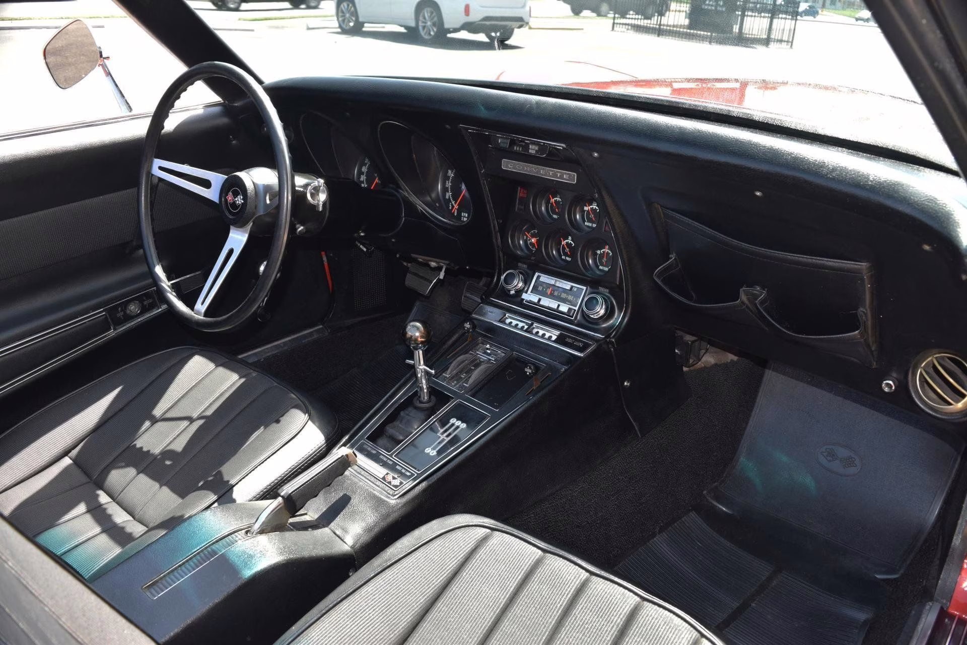 1969 Red Chevrolet Corvette Convertible