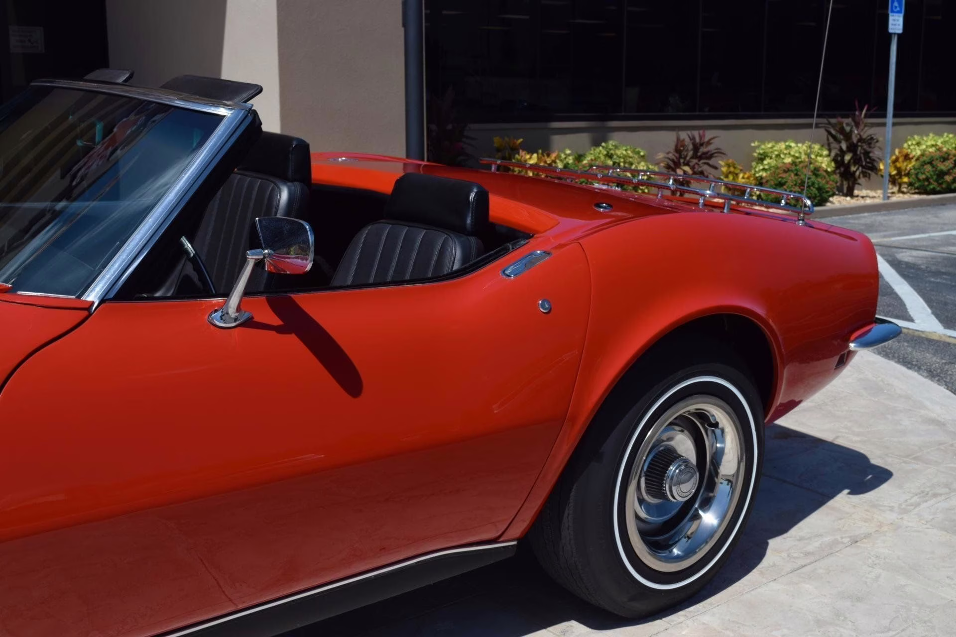 1969 Red Chevrolet Corvette Convertible