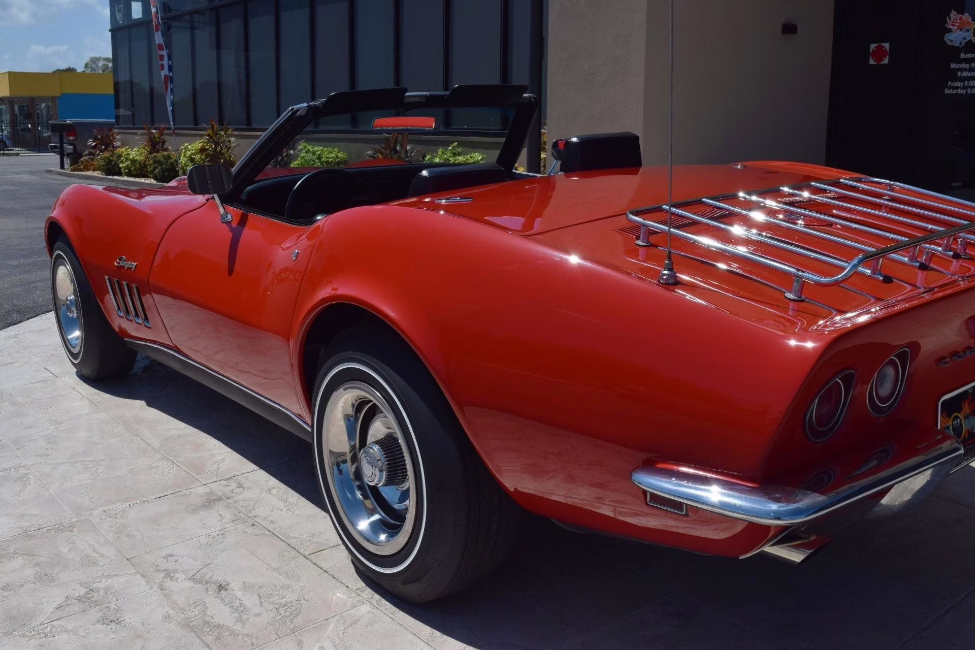 1969 Red Chevrolet Corvette Convertible