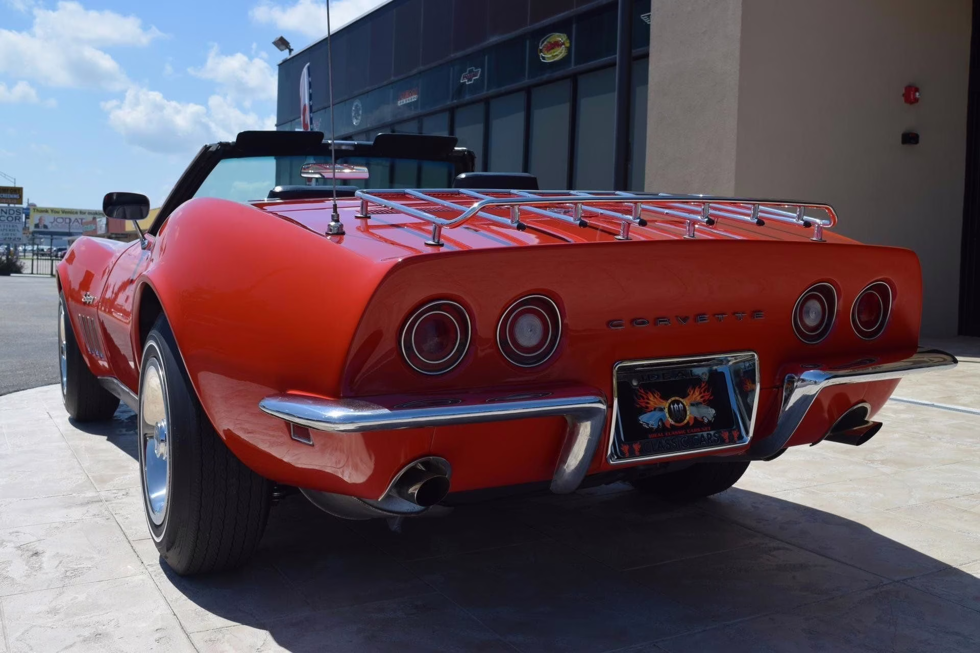 1969 Red Chevrolet Corvette Convertible