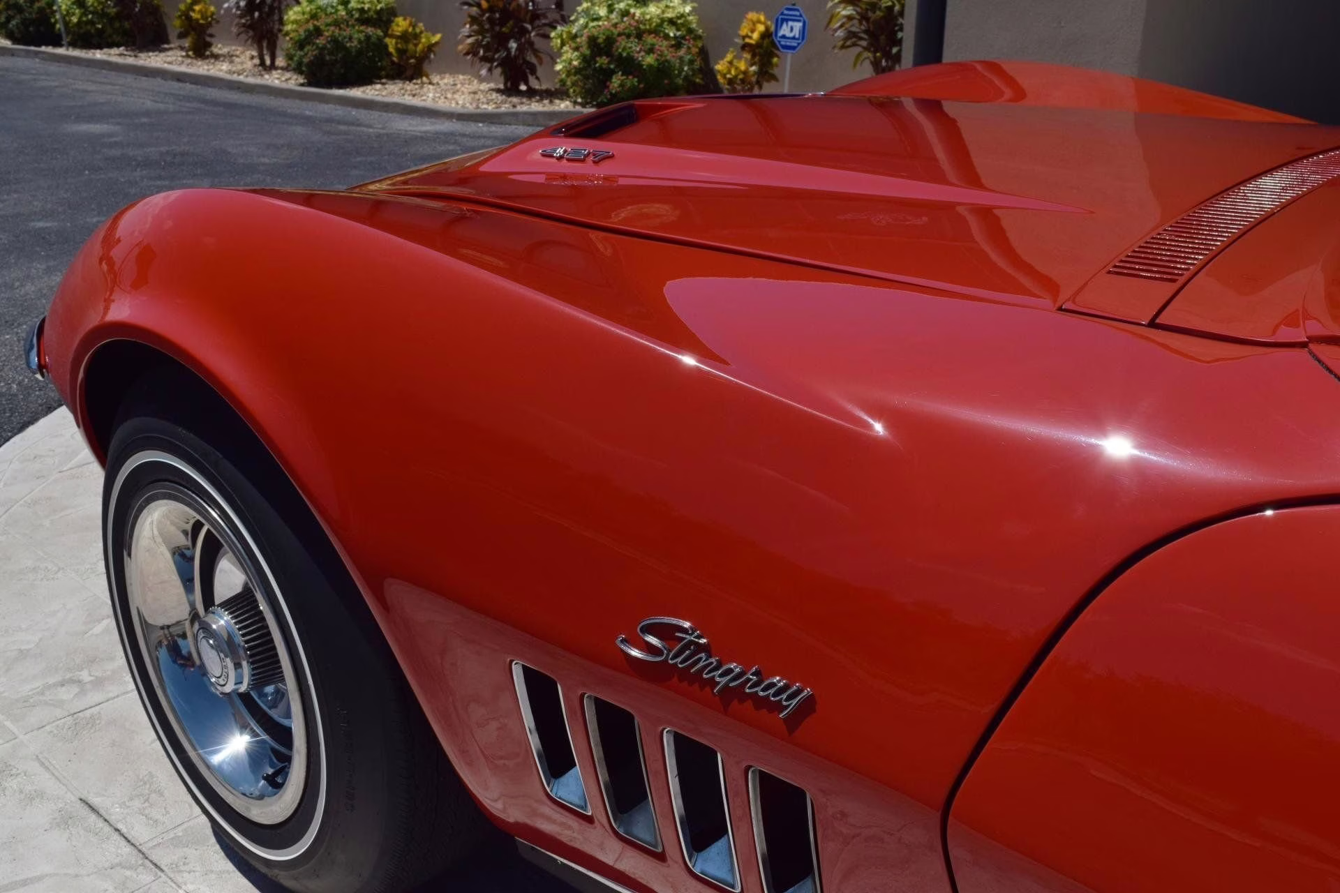 1969 Red Chevrolet Corvette Convertible