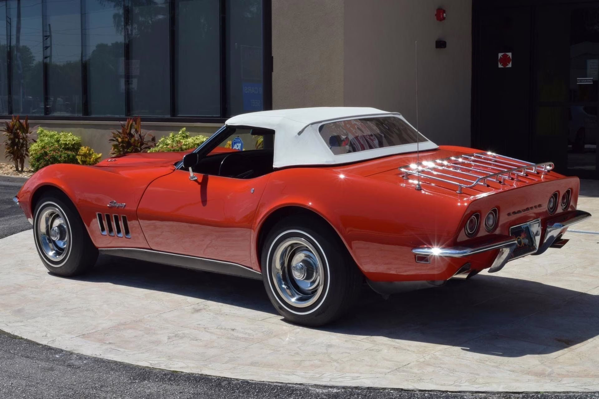 1969 Red Chevrolet Corvette Convertible