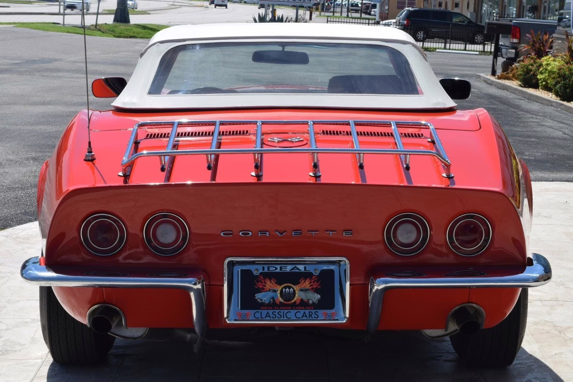 1969 Red Chevrolet Corvette Convertible