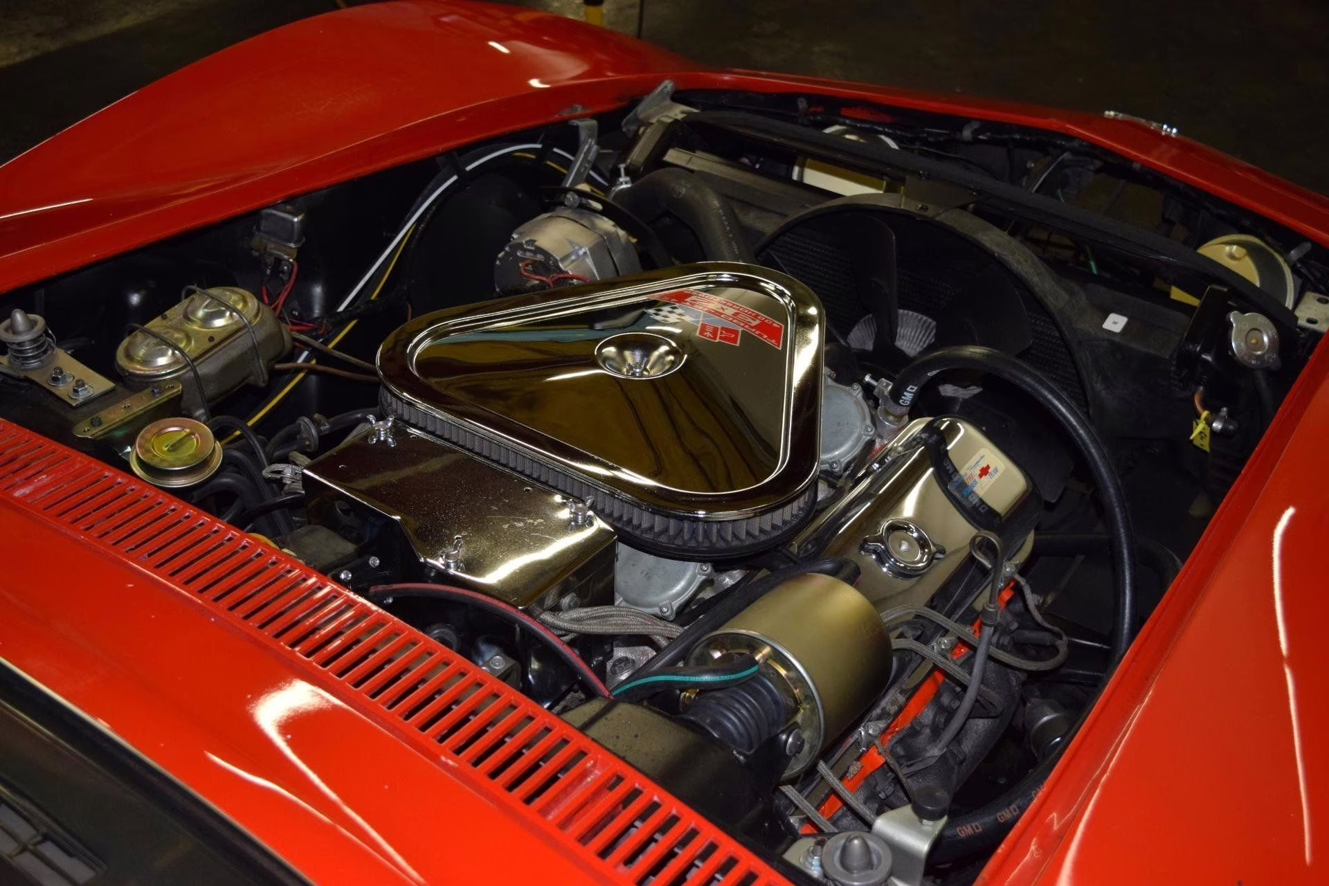 1969 Red Chevrolet Corvette Convertible