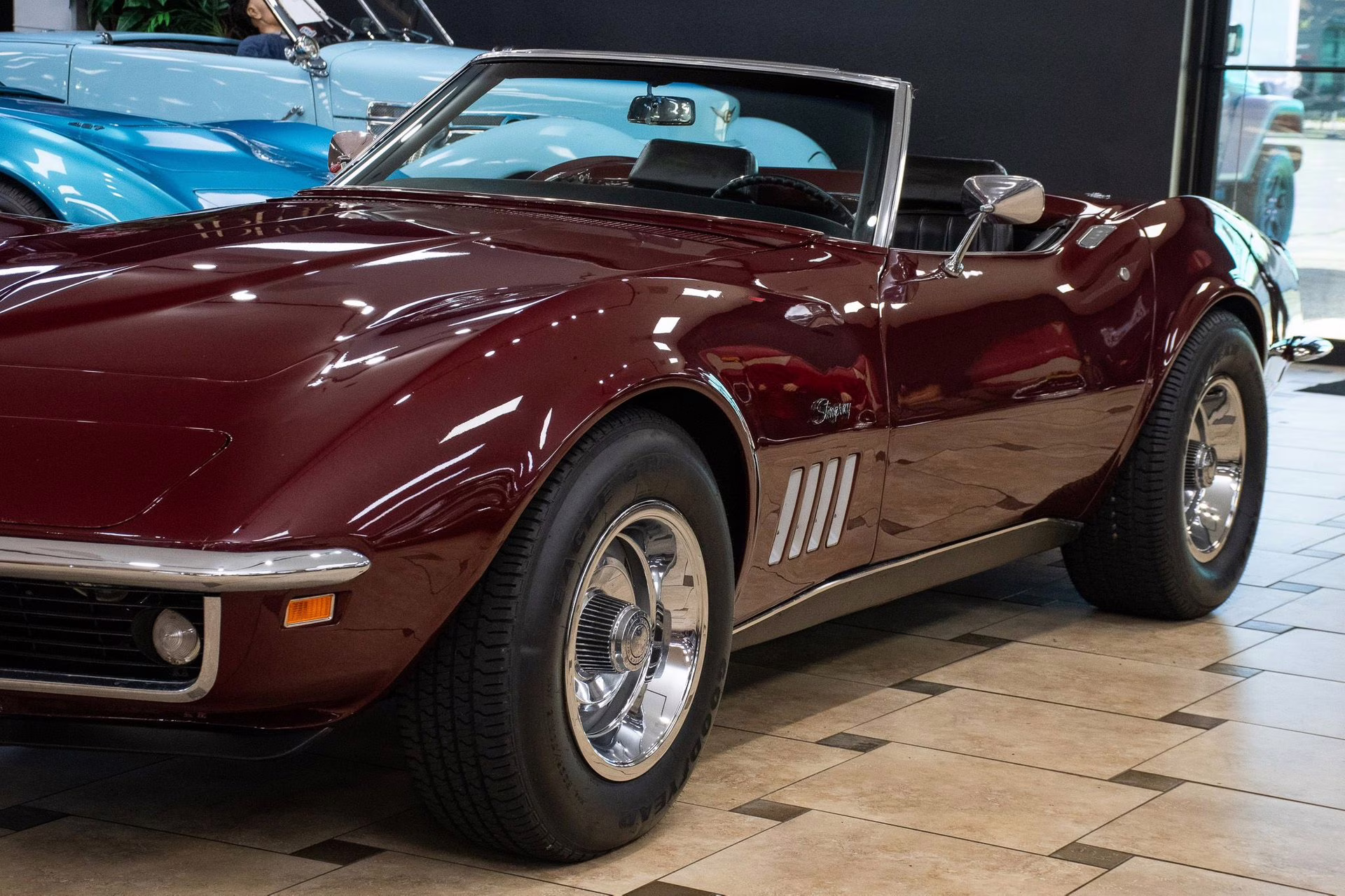 1969 Burgundy Chevrolet Corvette