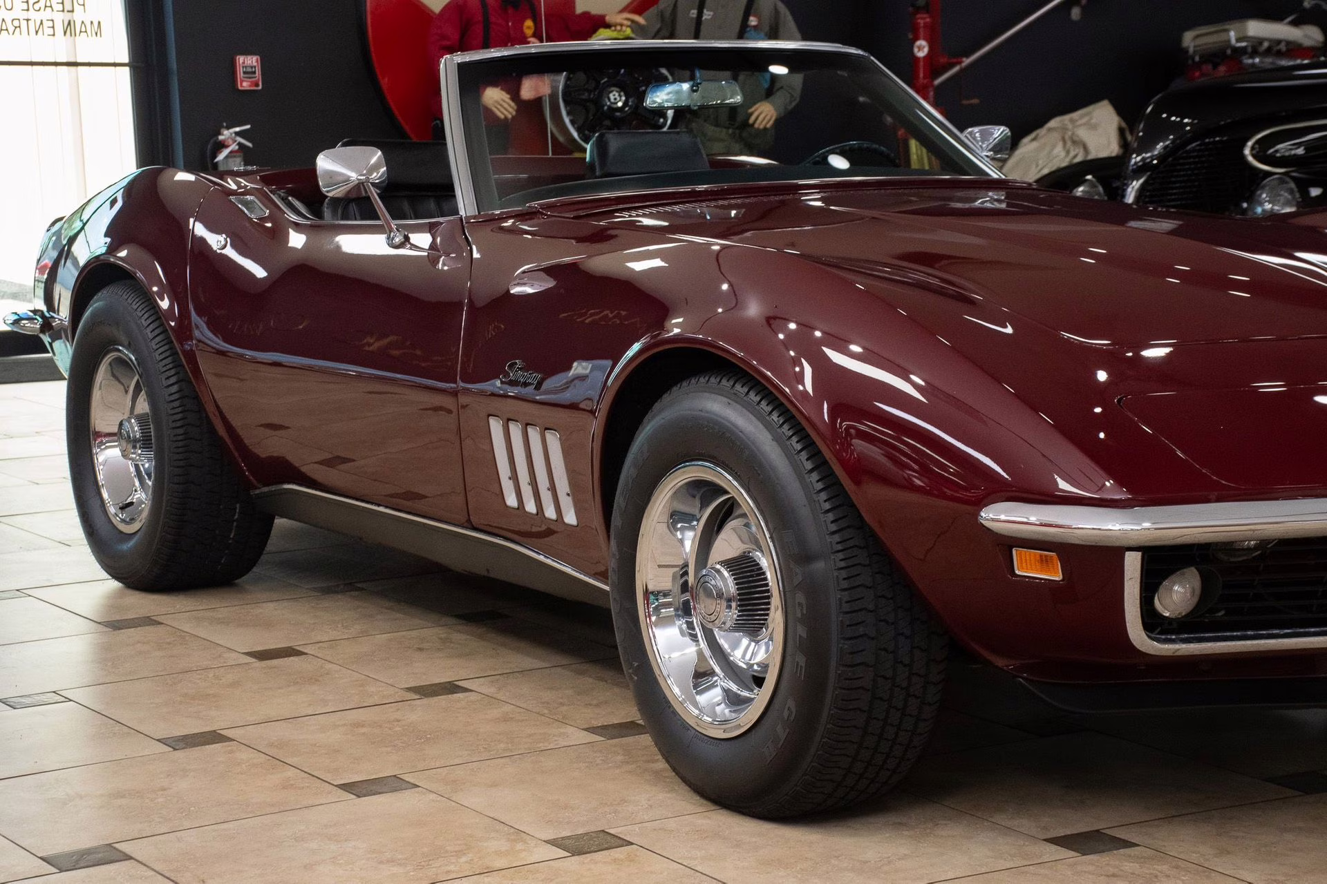 1969 Burgundy Chevrolet Corvette