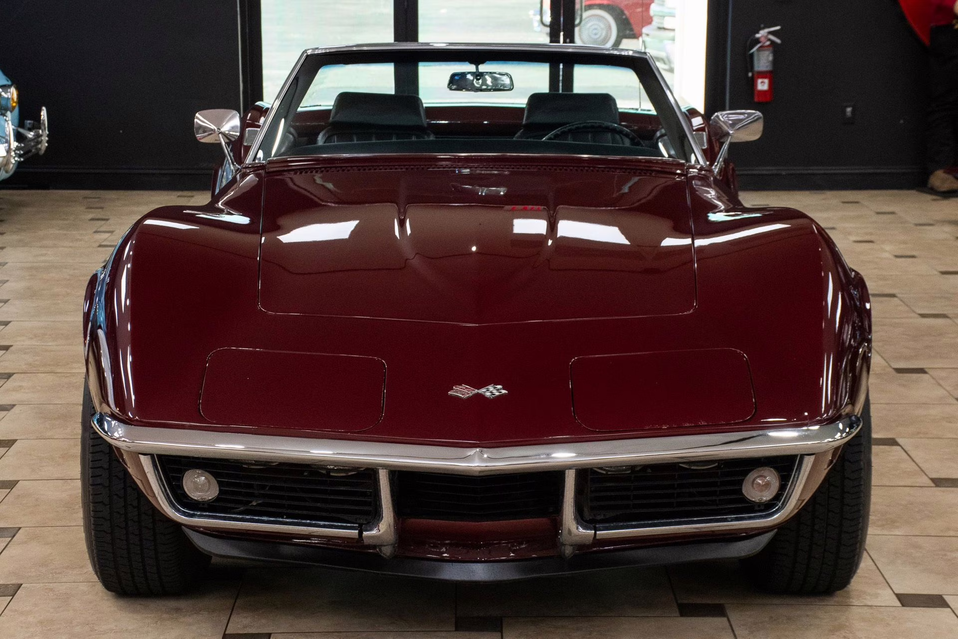 1969 Burgundy Chevrolet Corvette