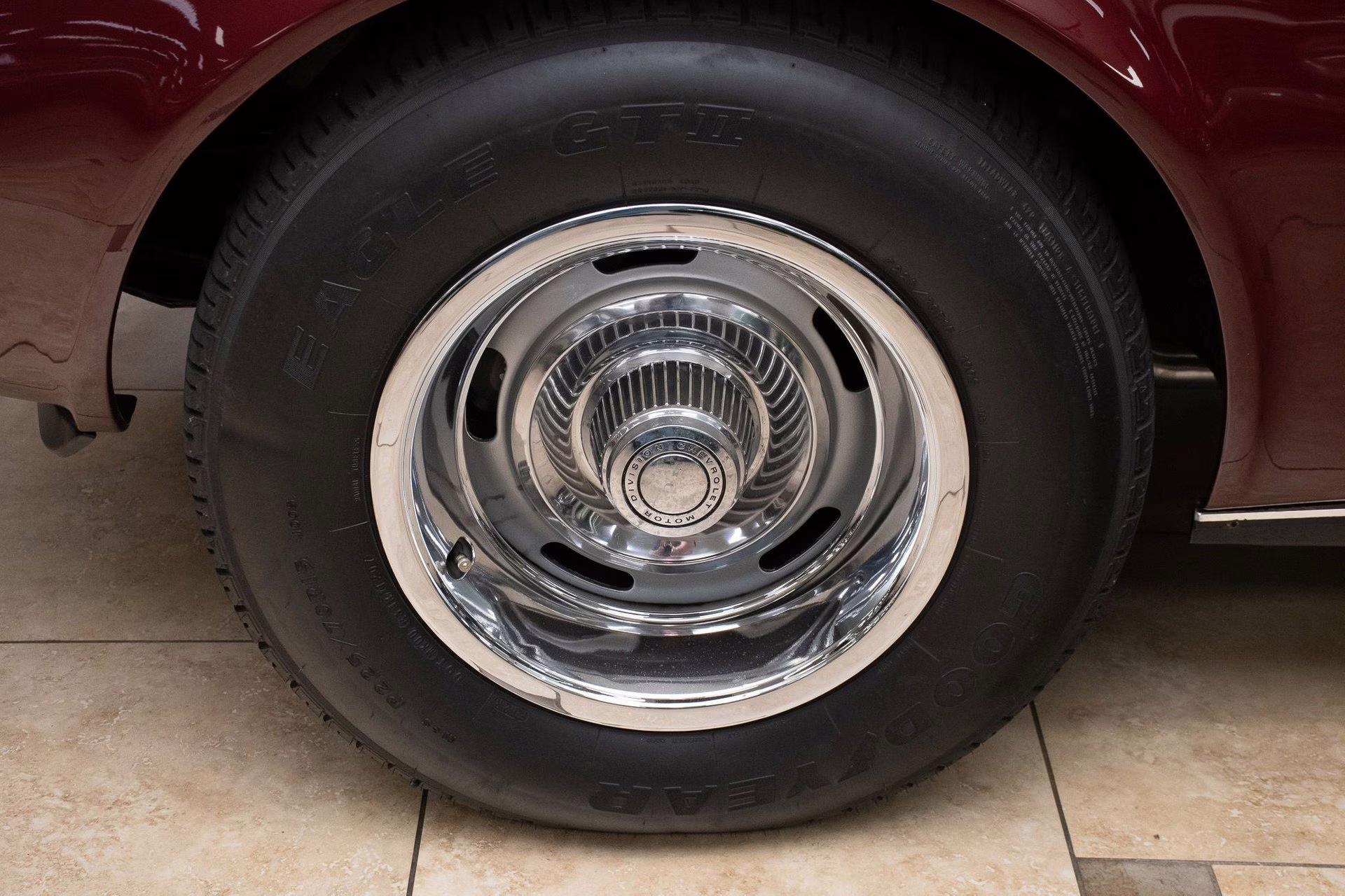 1969 Burgundy Chevrolet Corvette