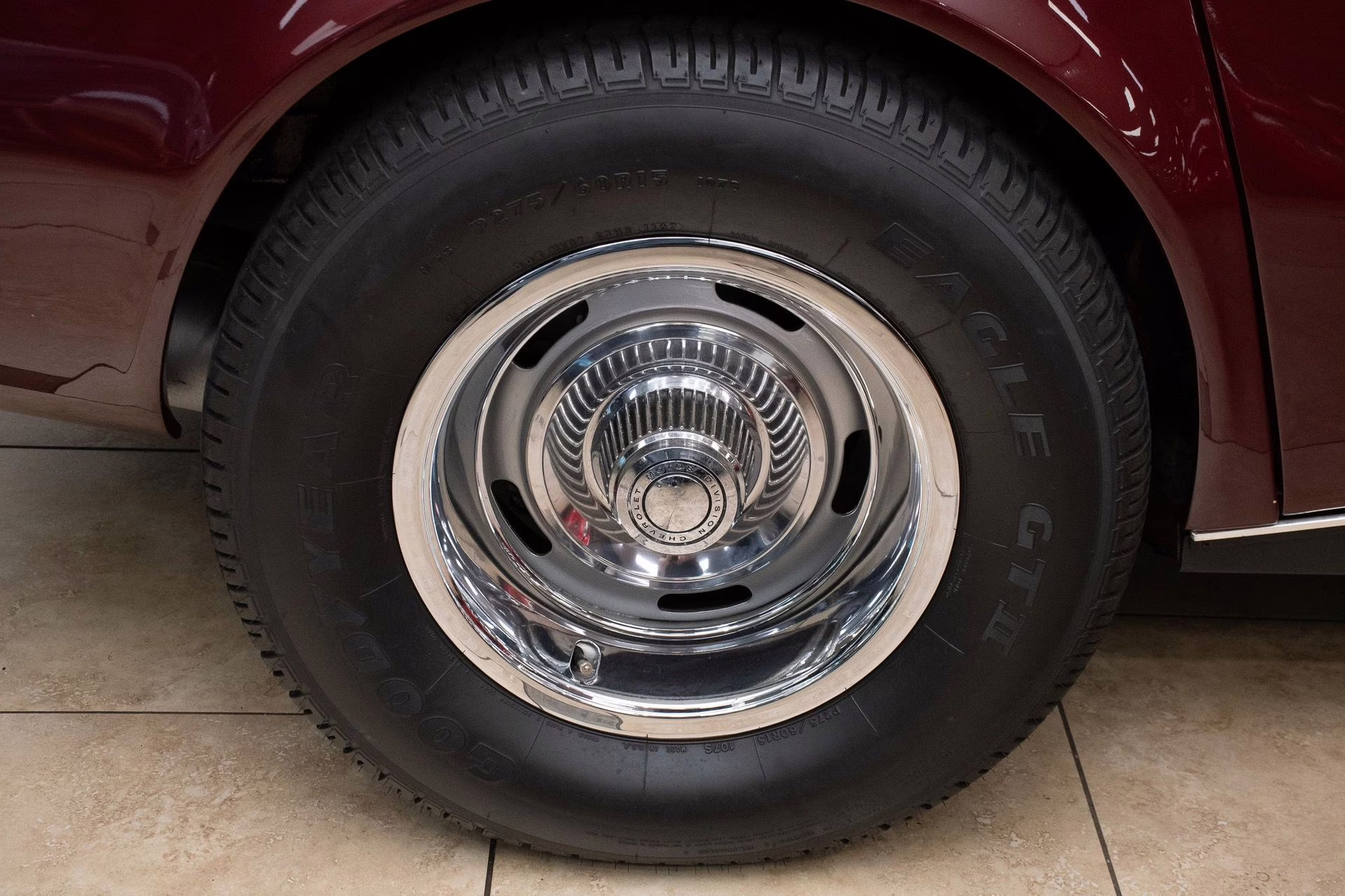 1969 Burgundy Chevrolet Corvette