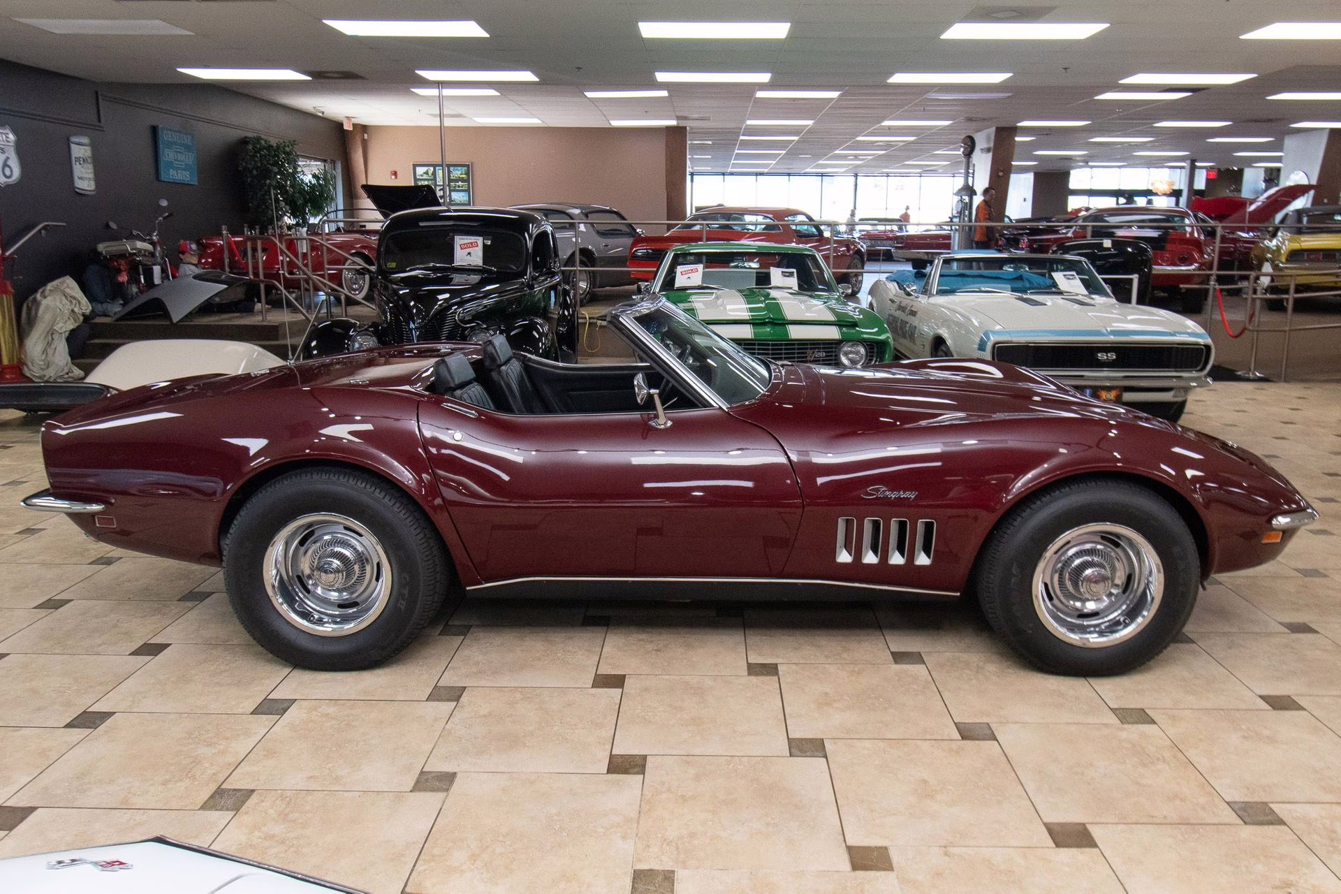 1969 Burgundy Chevrolet Corvette