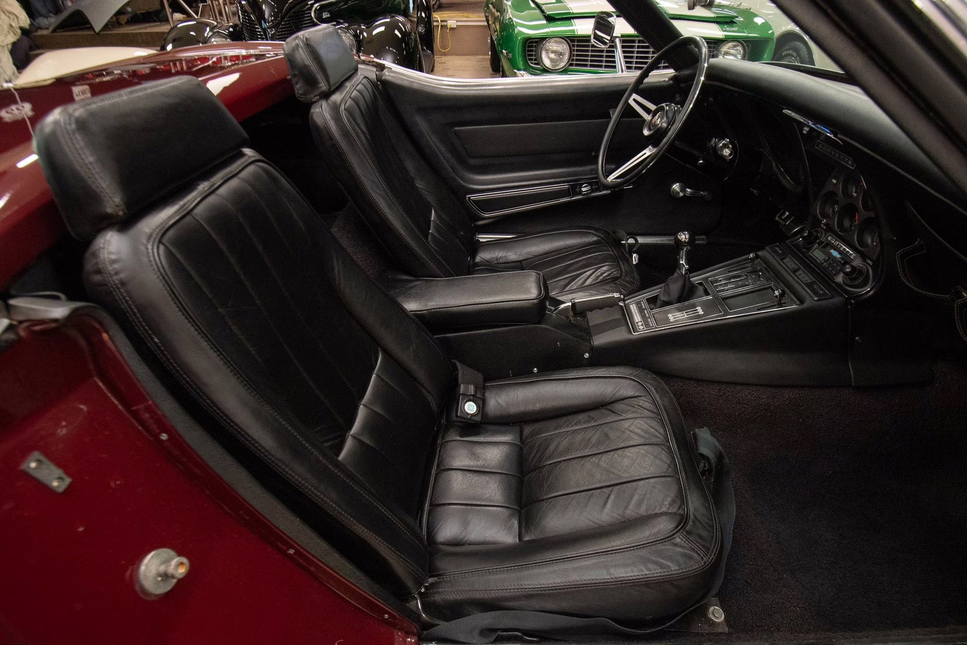 1969 Burgundy Chevrolet Corvette