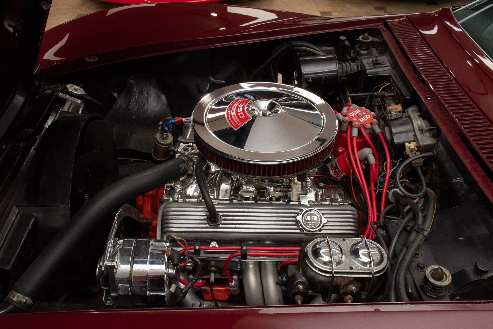 1969 Burgundy Chevrolet Corvette