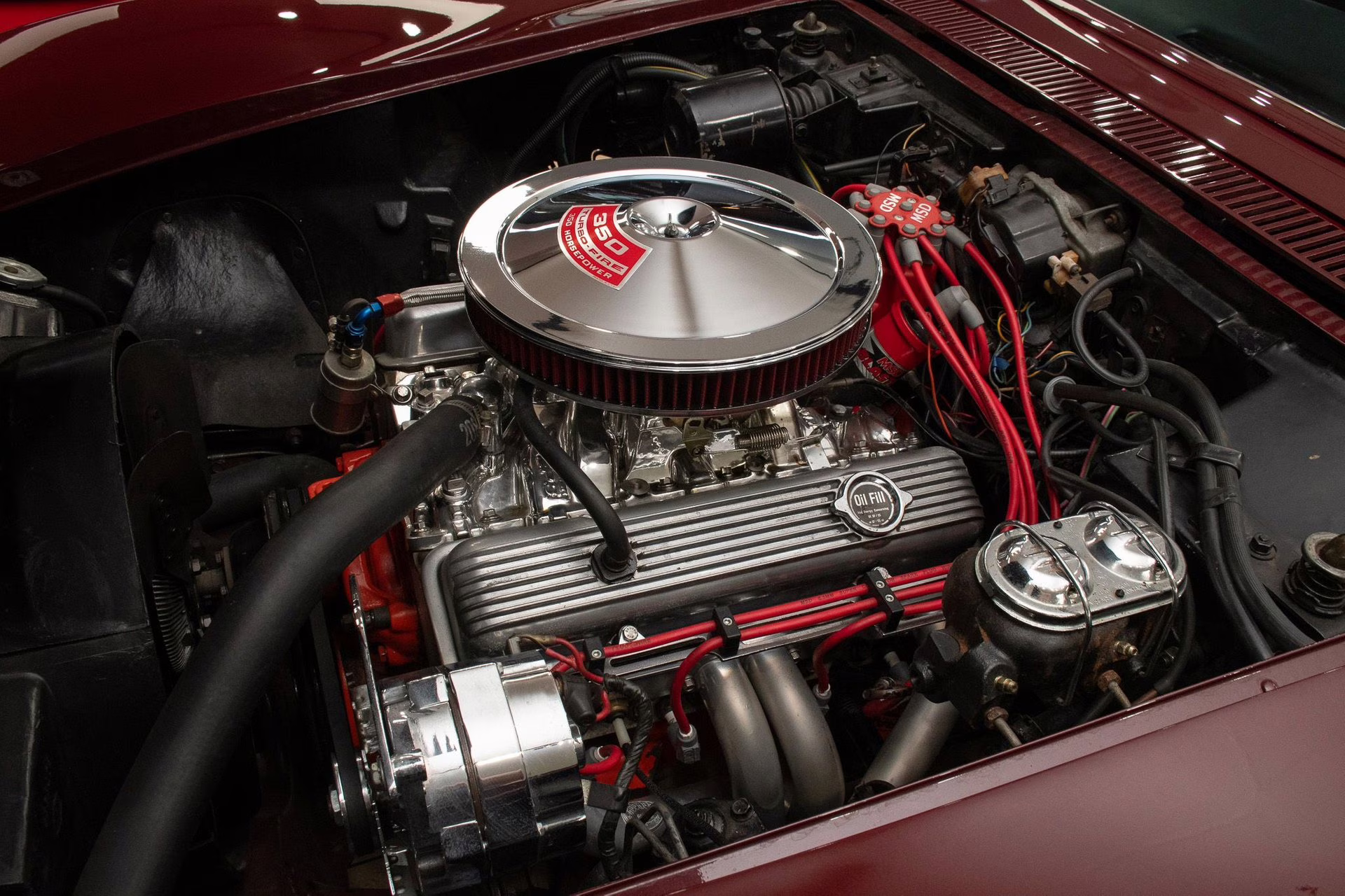 1969 Burgundy Chevrolet Corvette