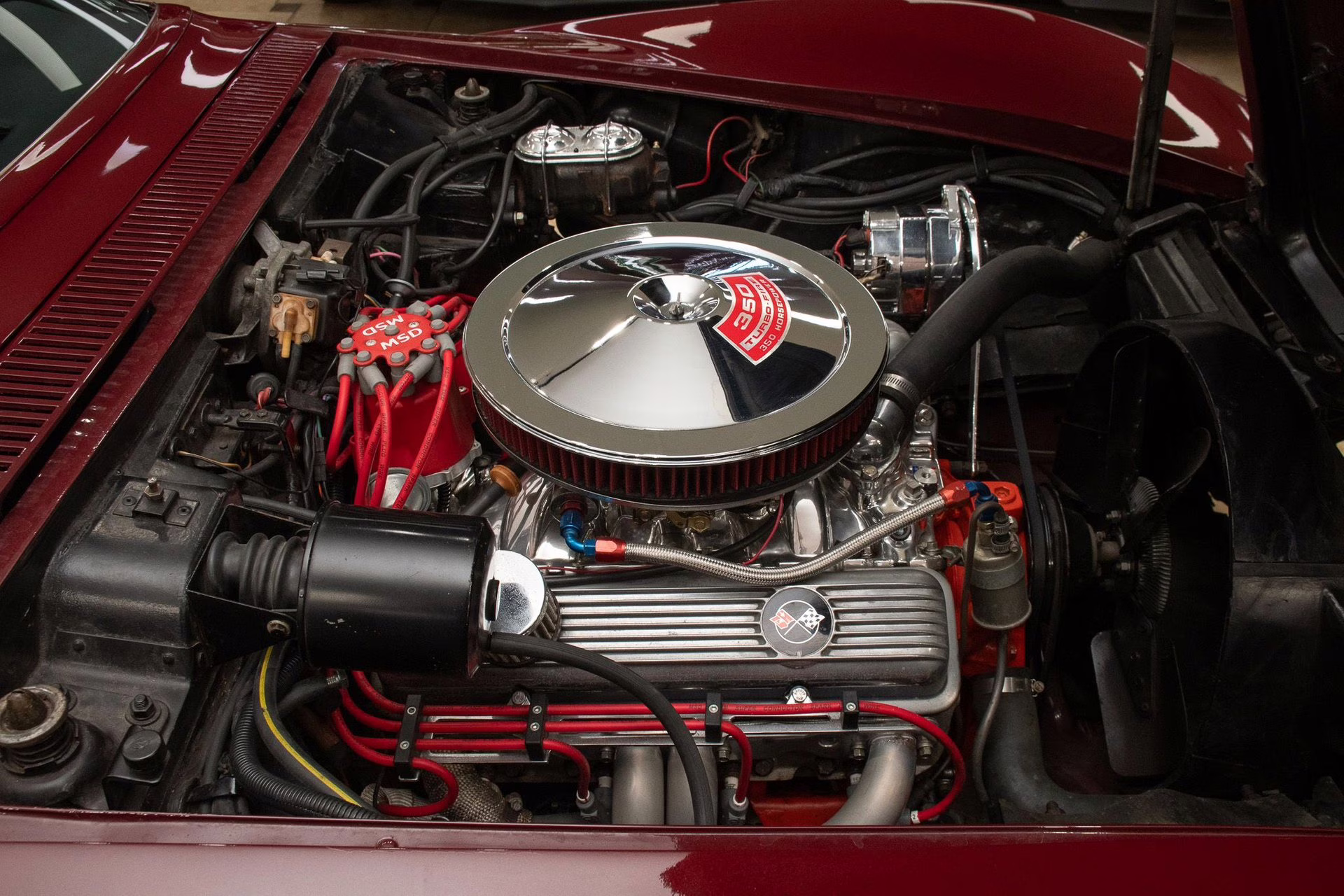 1969 Burgundy Chevrolet Corvette
