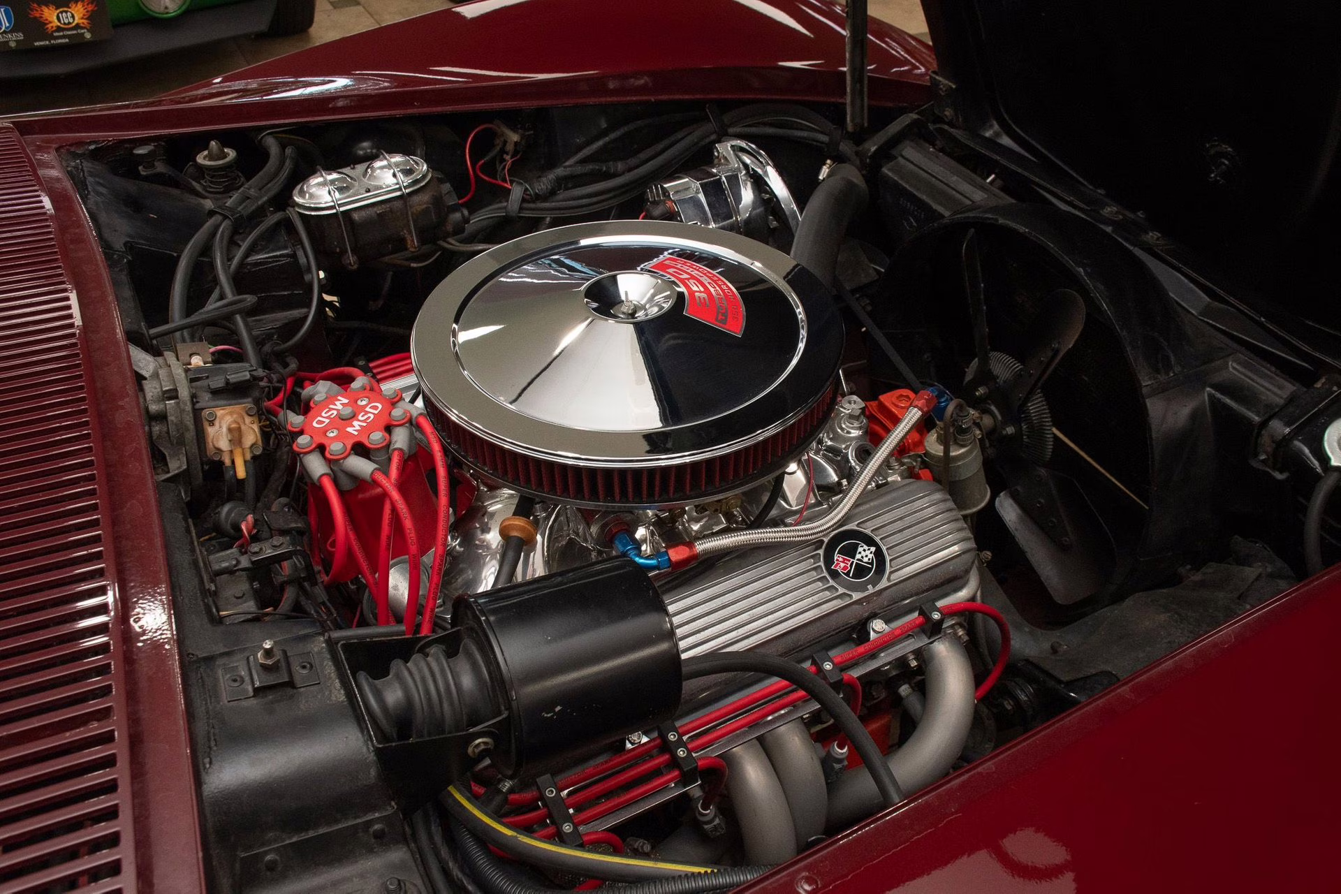 1969 Burgundy Chevrolet Corvette