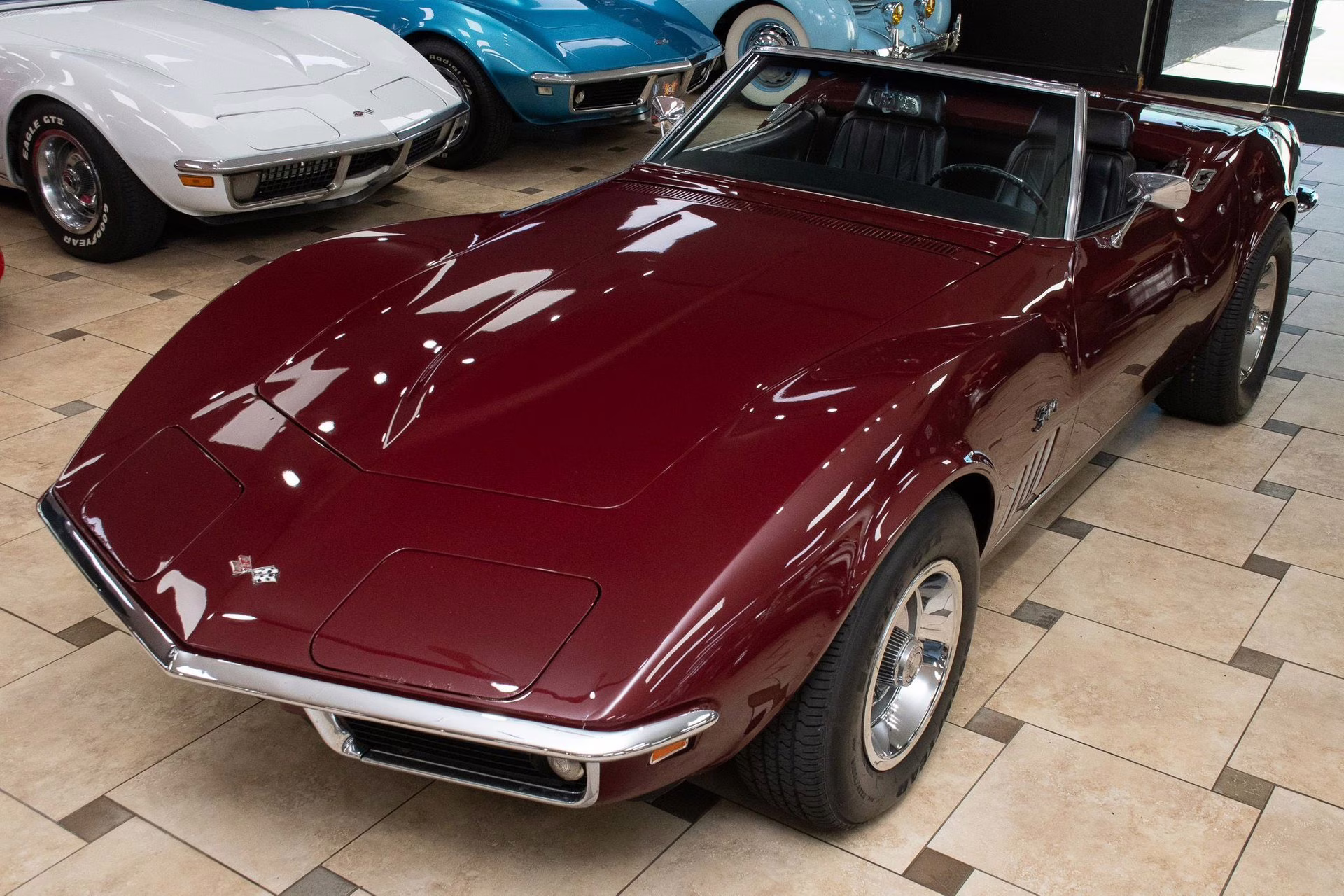 1969 Burgundy Chevrolet Corvette