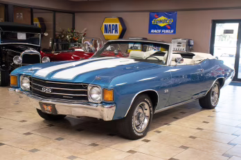 1972 Ascot Blue Chevrolet Chevelle