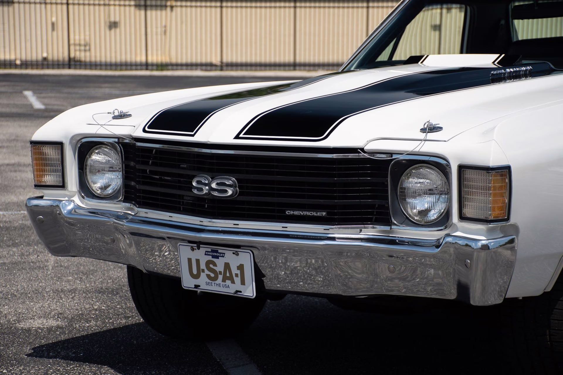1972 Antique White Chevrolet El Camino