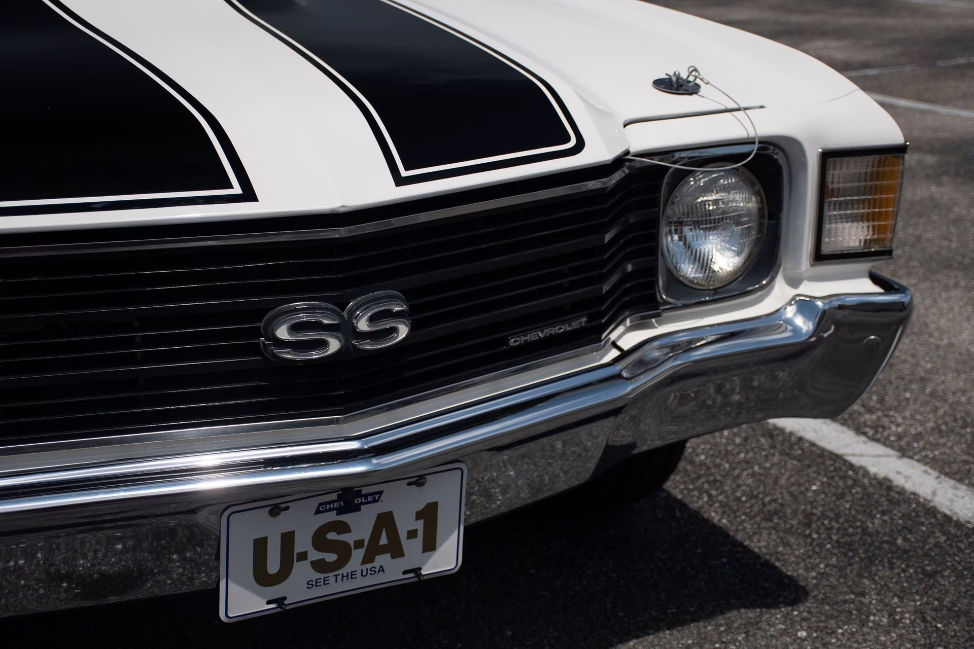1972 Antique White Chevrolet El Camino