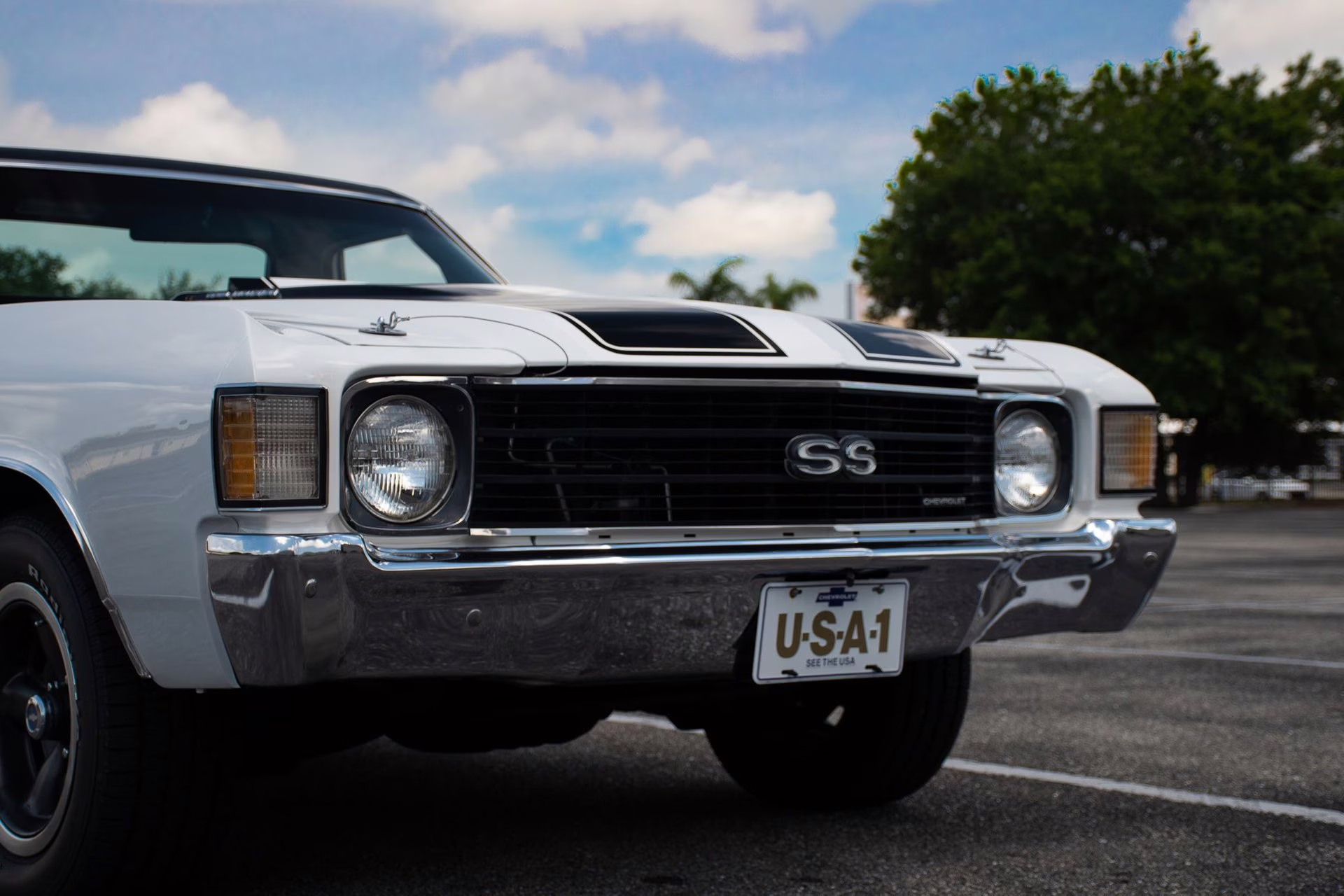 1972 Antique White Chevrolet El Camino
