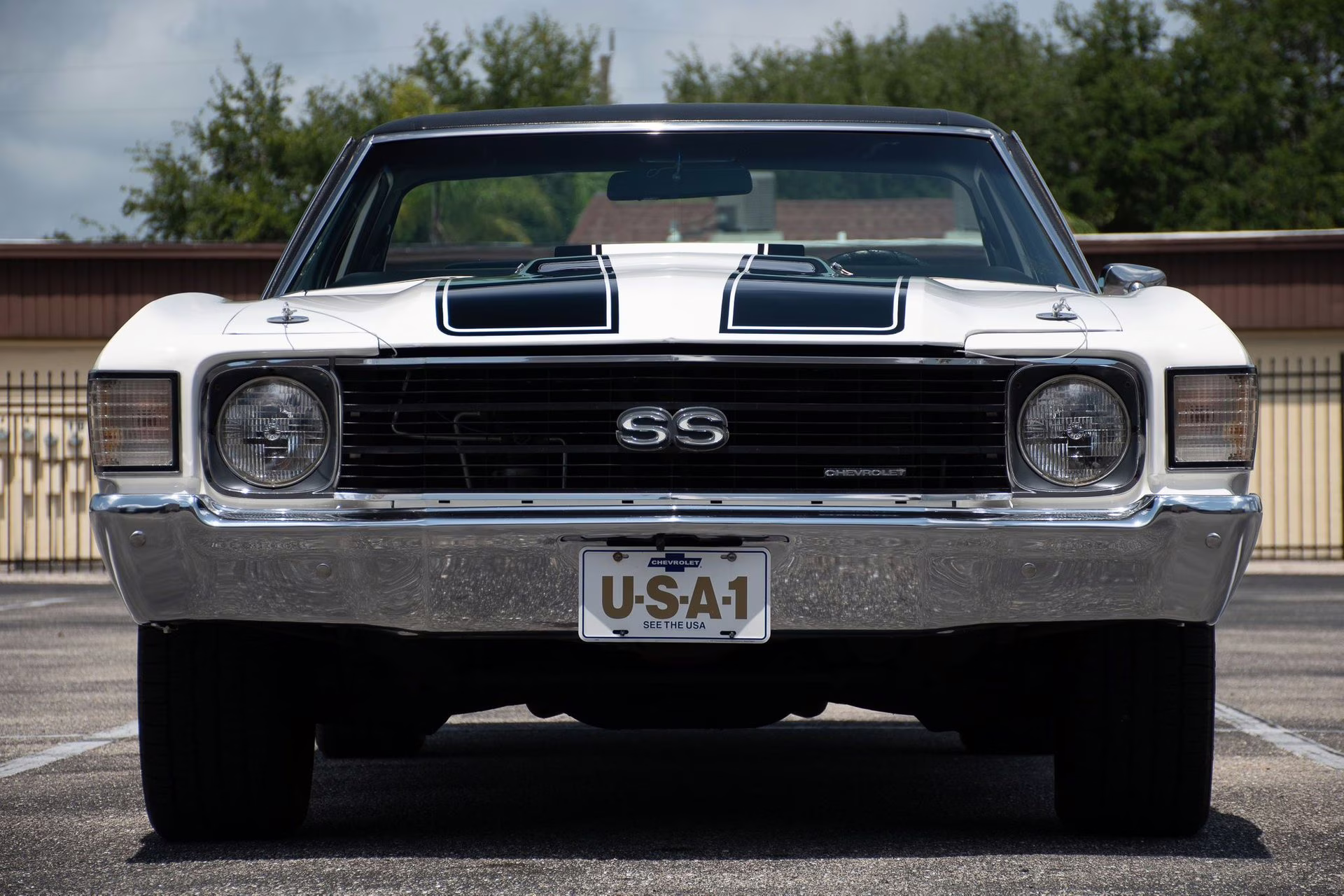 1972 Antique White Chevrolet El Camino