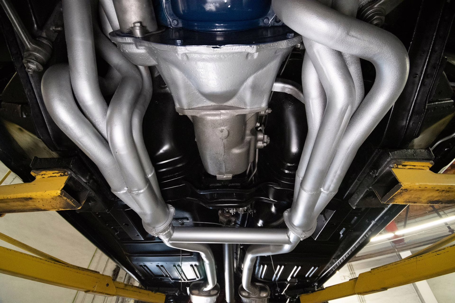 1971 White Ford Mustang