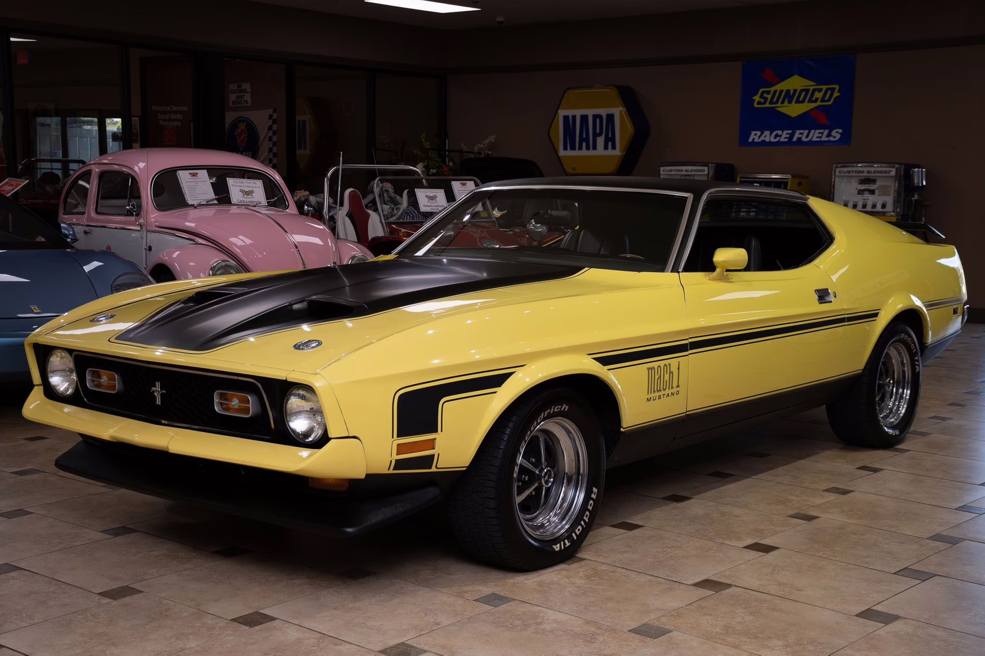 1971 Grabber Yellow Ford Mustang