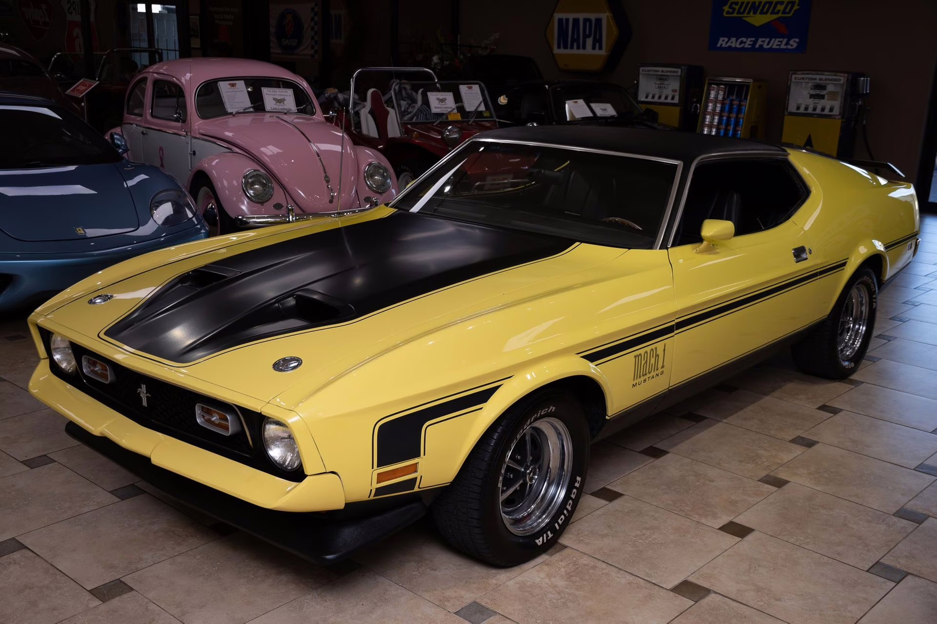 1971 Grabber Yellow Ford Mustang