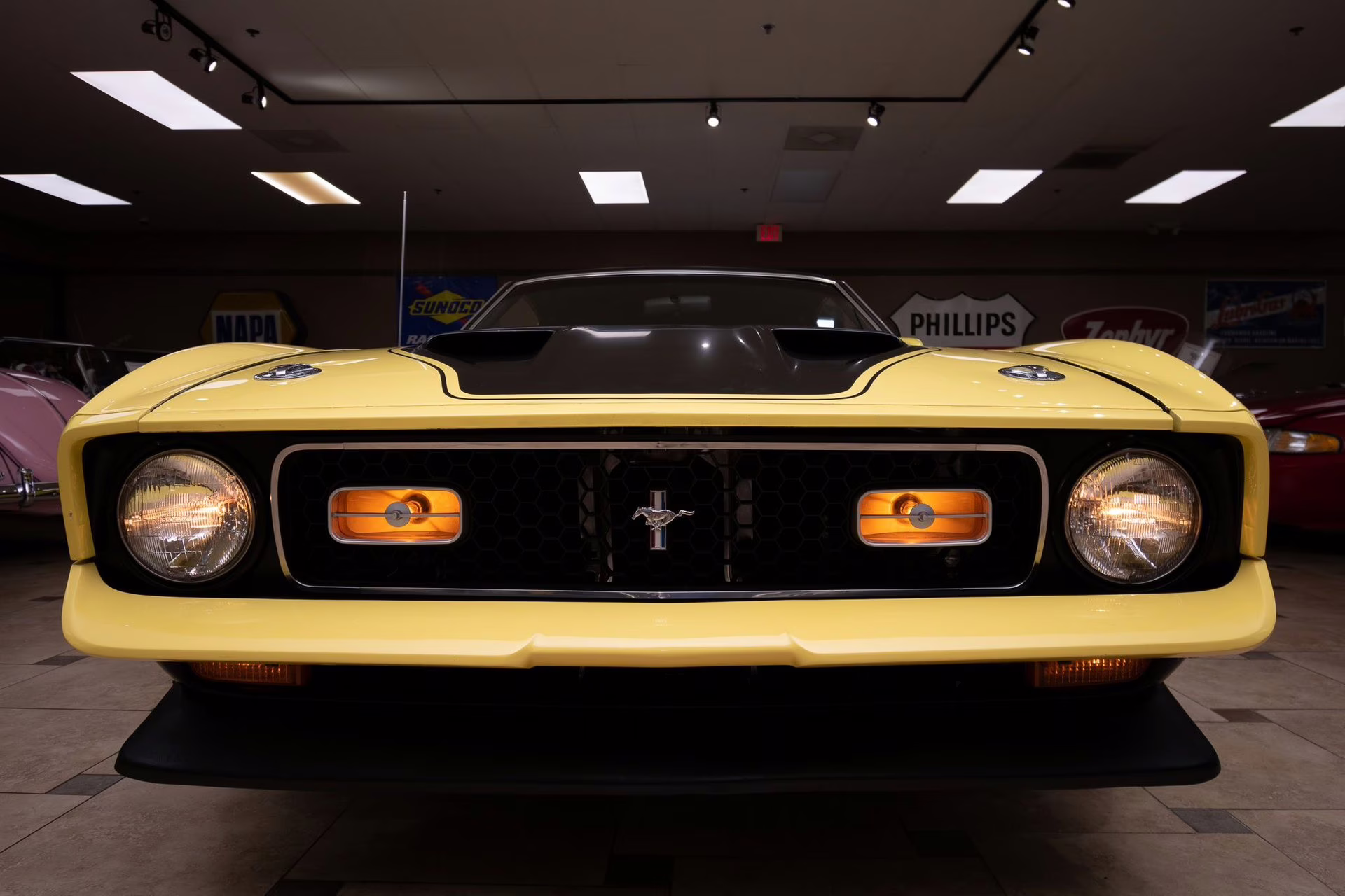 1971 Grabber Yellow Ford Mustang