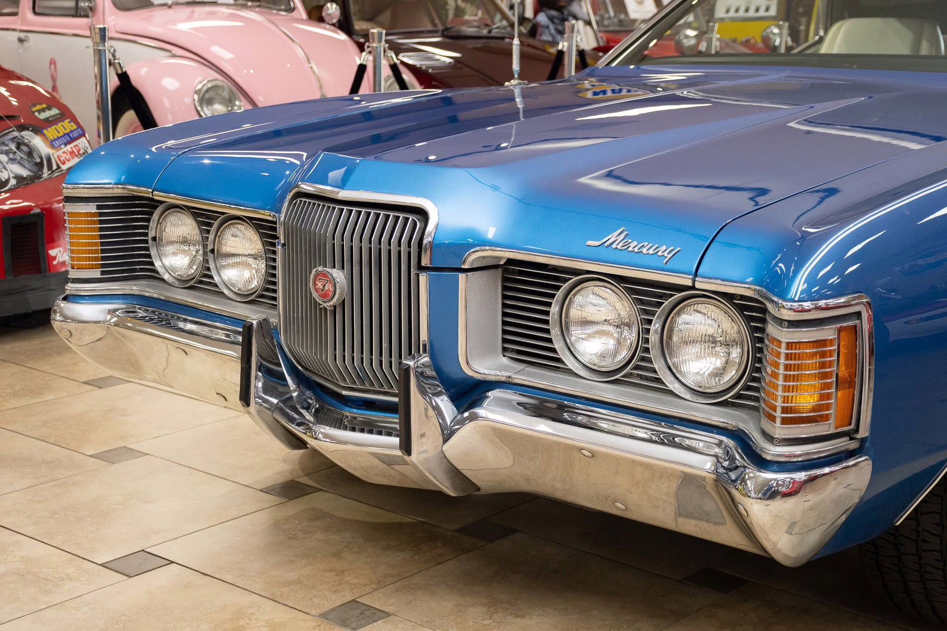 1971 Bright Blue Poly Mercury Cougar