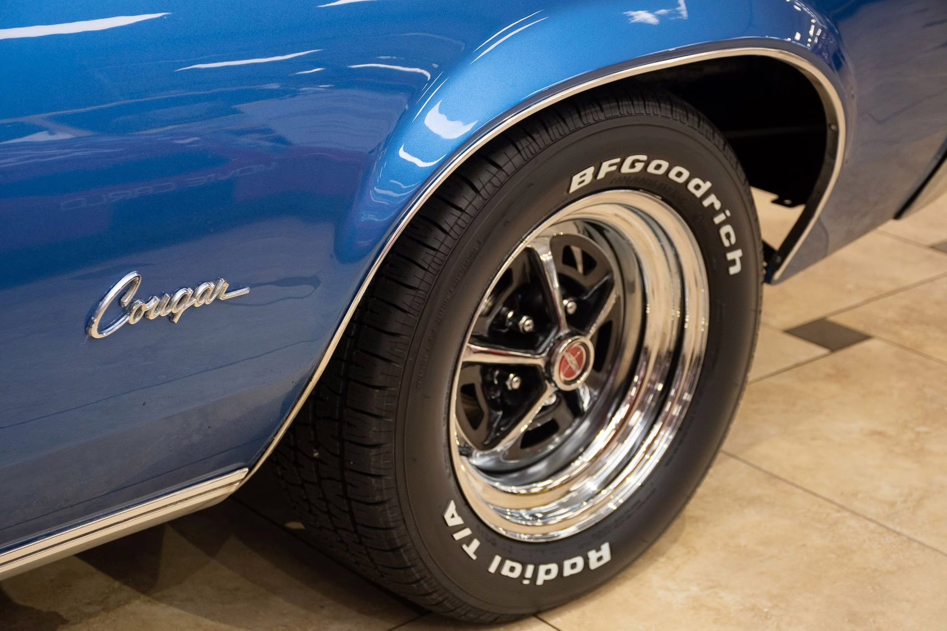 1971 Bright Blue Poly Mercury Cougar