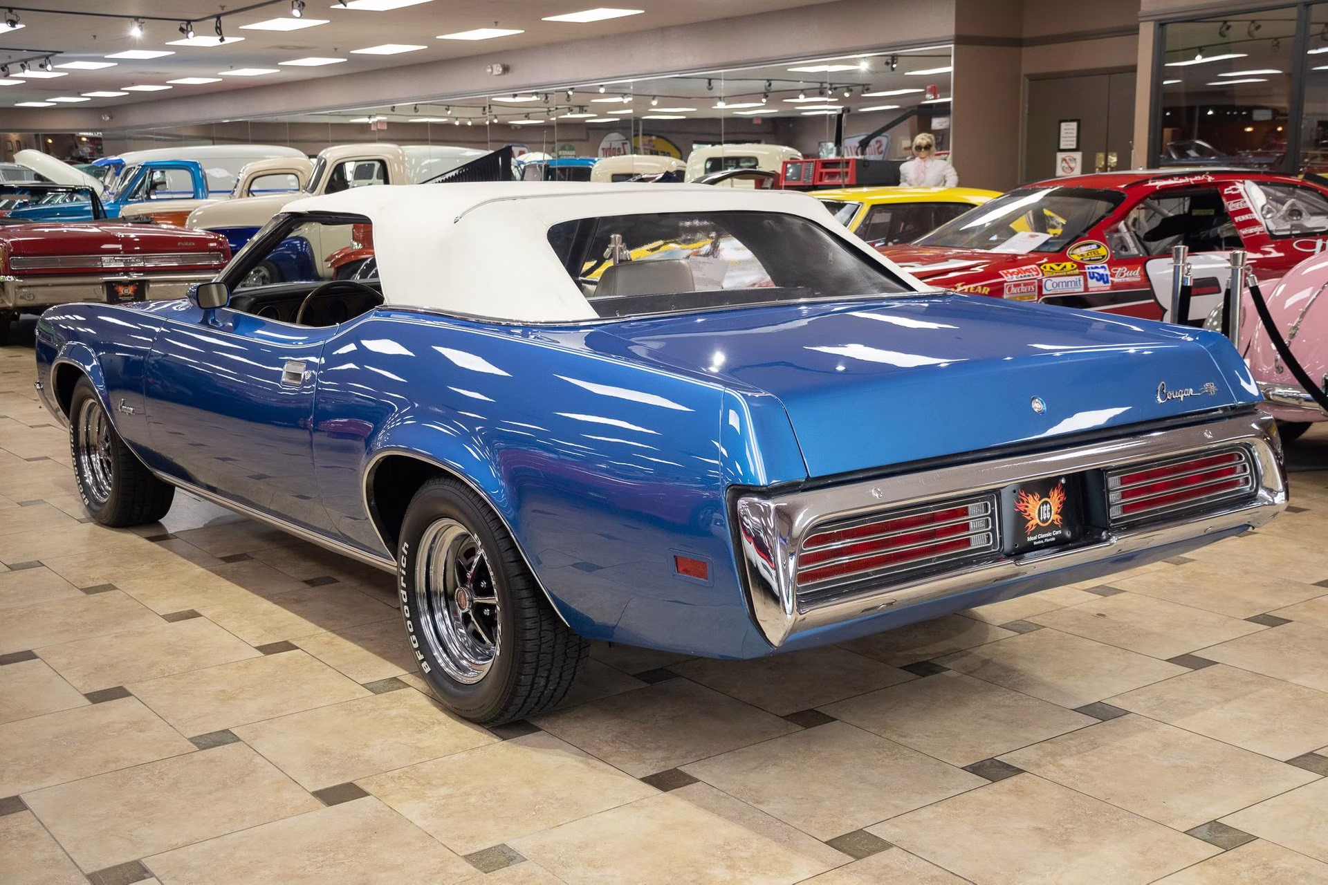 1971 Bright Blue Poly Mercury Cougar