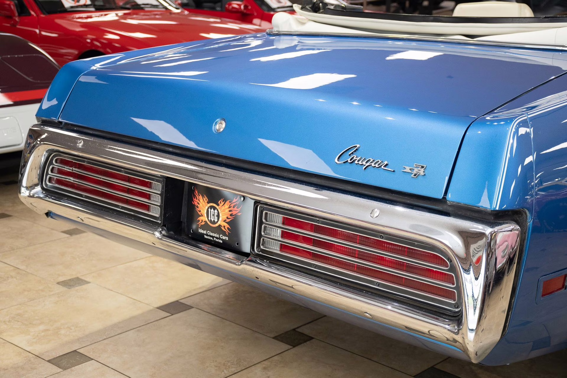 1971 Bright Blue Poly Mercury Cougar