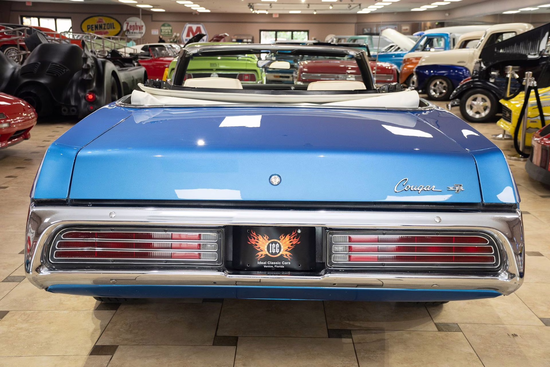 1971 Bright Blue Poly Mercury Cougar