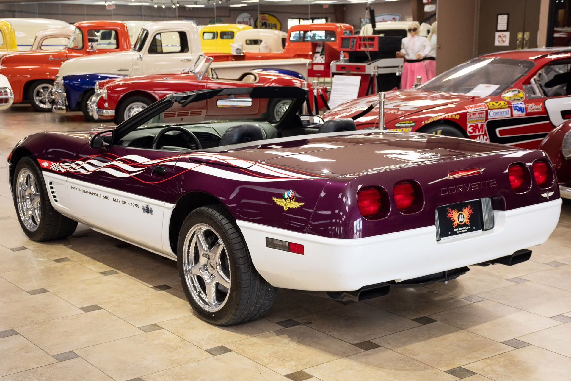 1995 Purple/White/Red Chevrolet Corvette