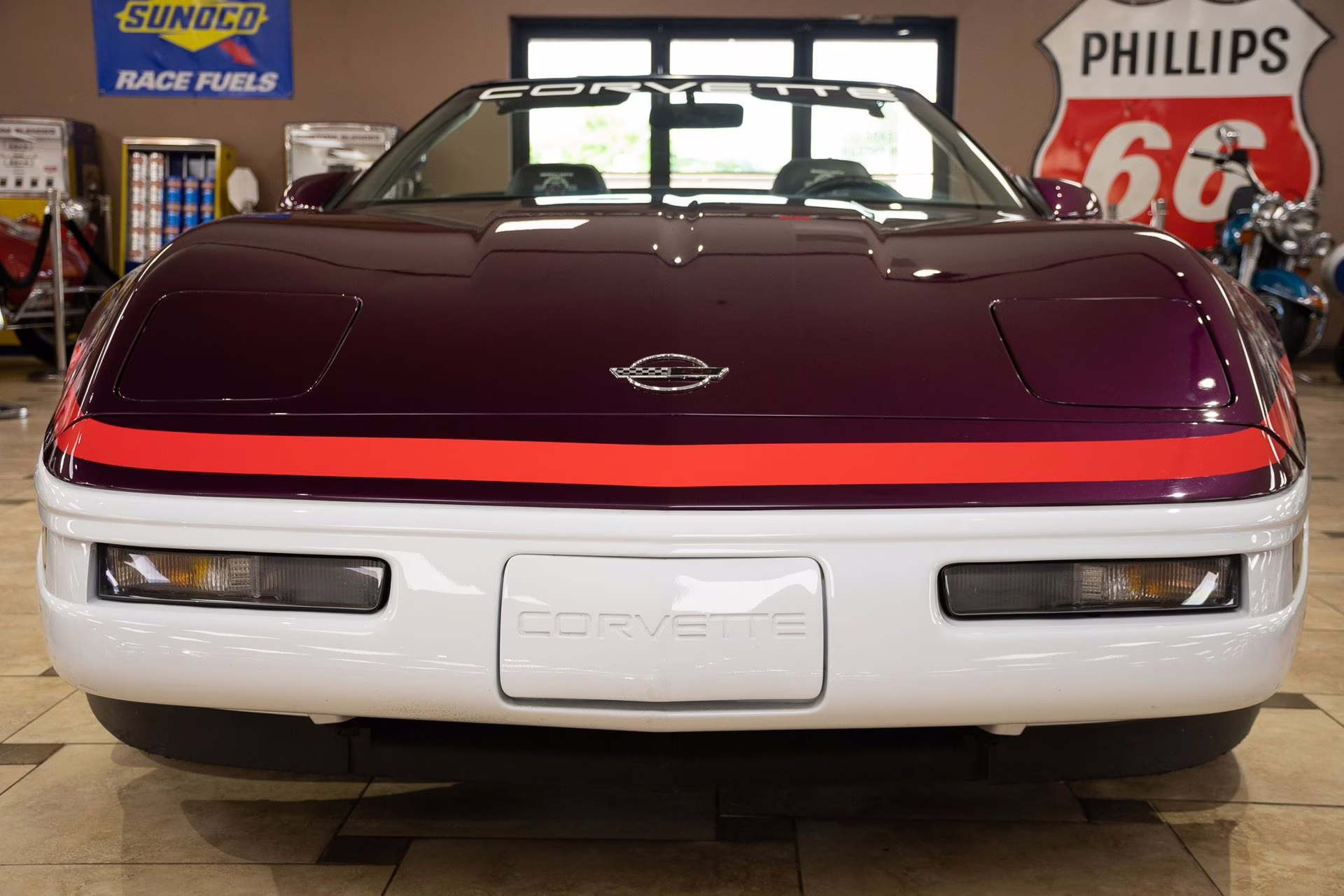 1995 Purple/White/Red Chevrolet Corvette