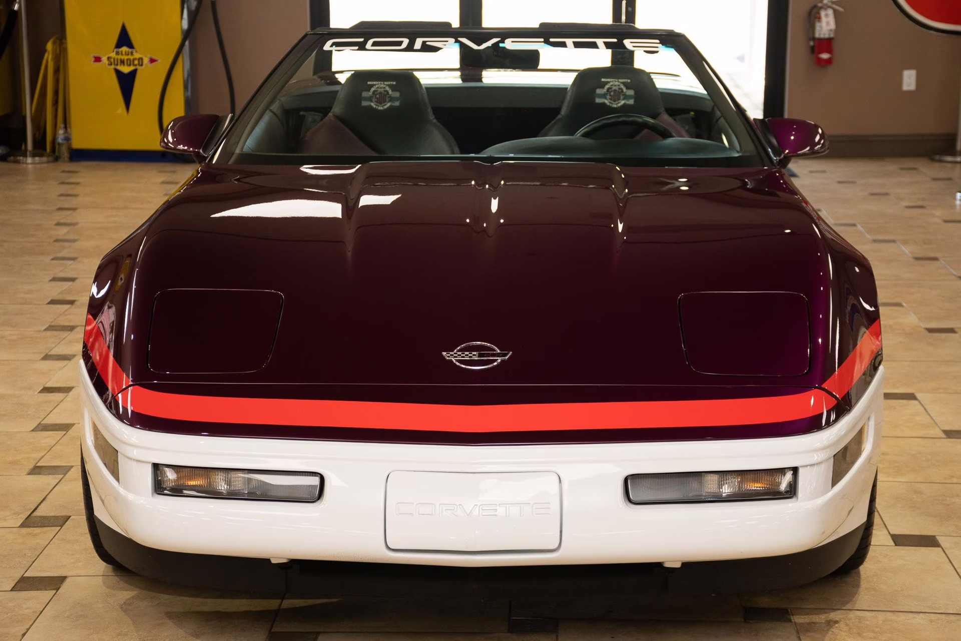 1995 Purple/White/Red Chevrolet Corvette