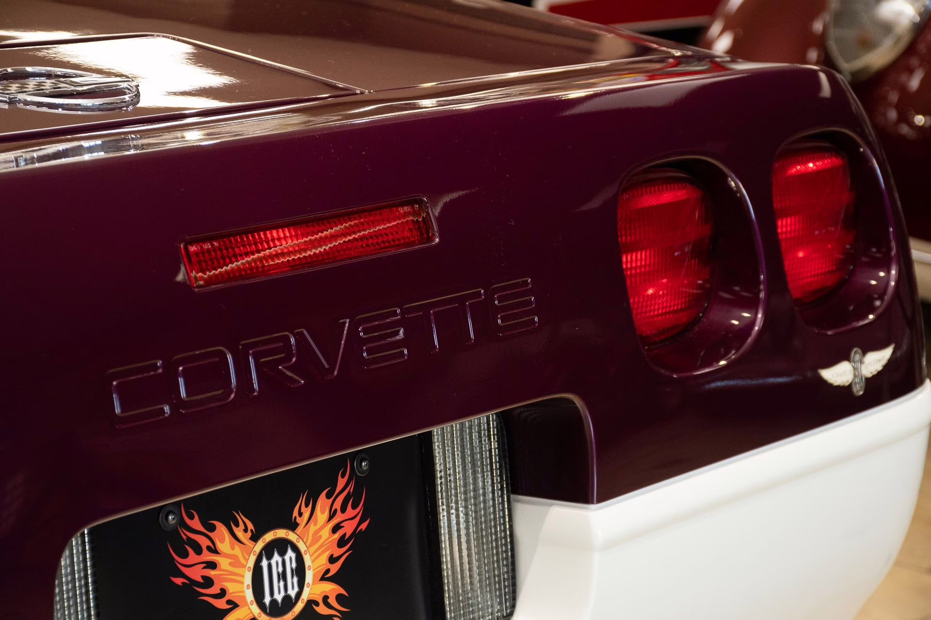 1995 Purple/White/Red Chevrolet Corvette