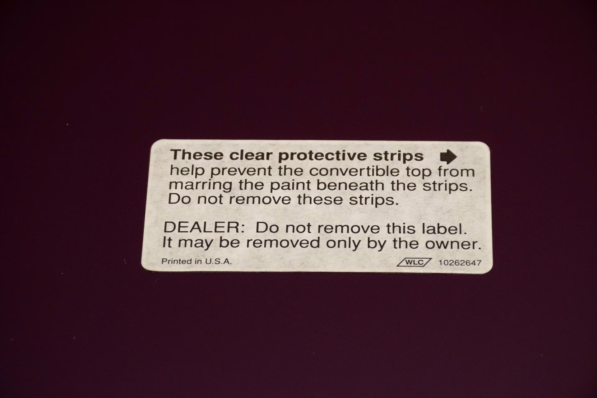 1995 Purple/White/Red Chevrolet Corvette