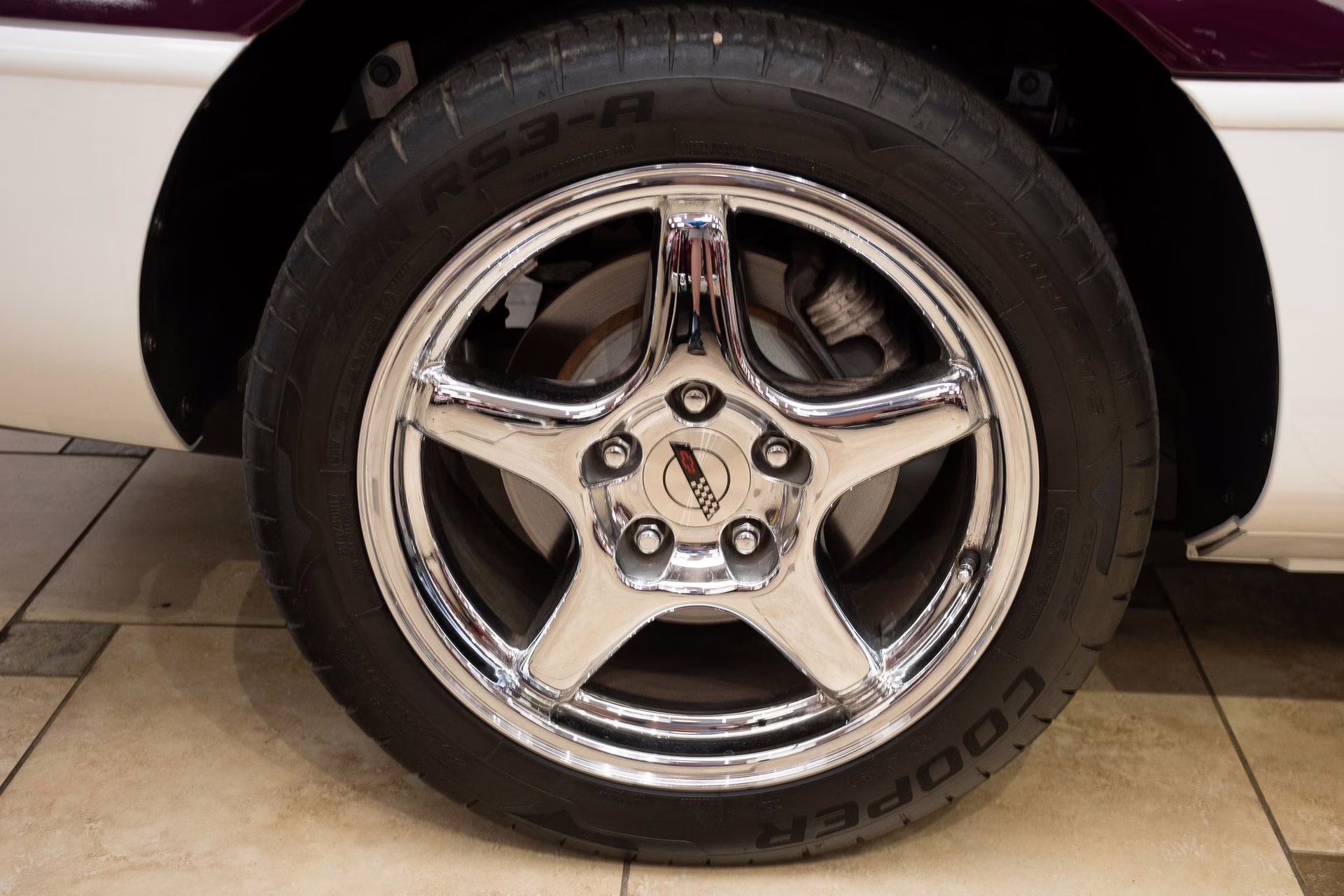 1995 Purple/White/Red Chevrolet Corvette