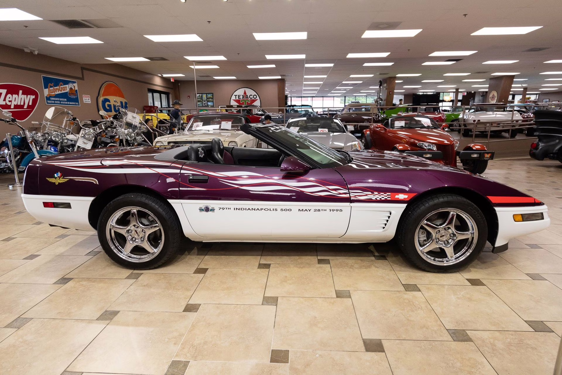 1995 Purple/White/Red Chevrolet Corvette
