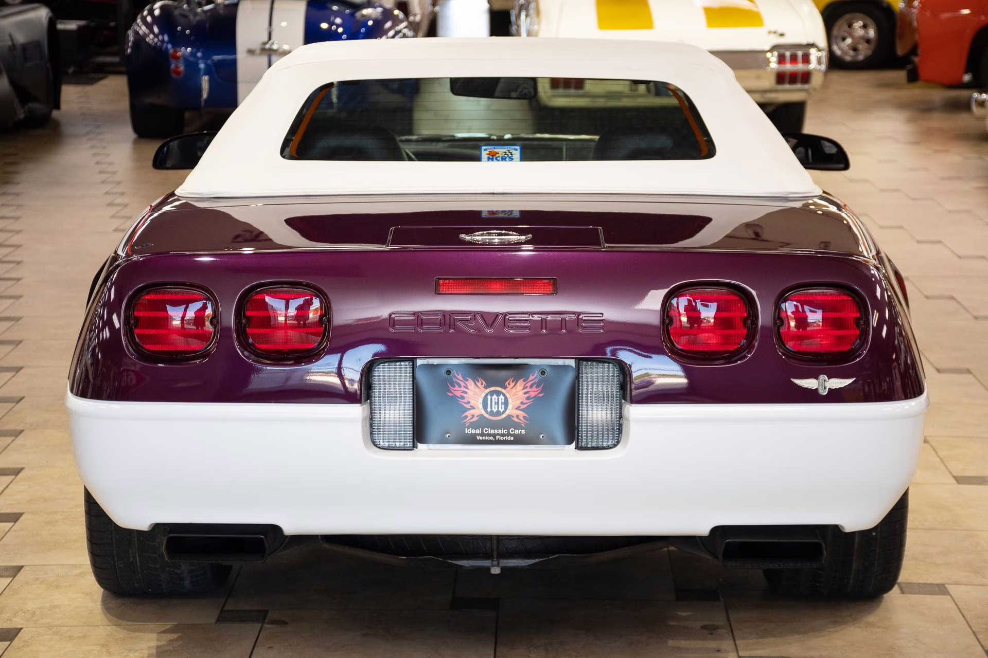 1995 Purple/White/Red Chevrolet Corvette