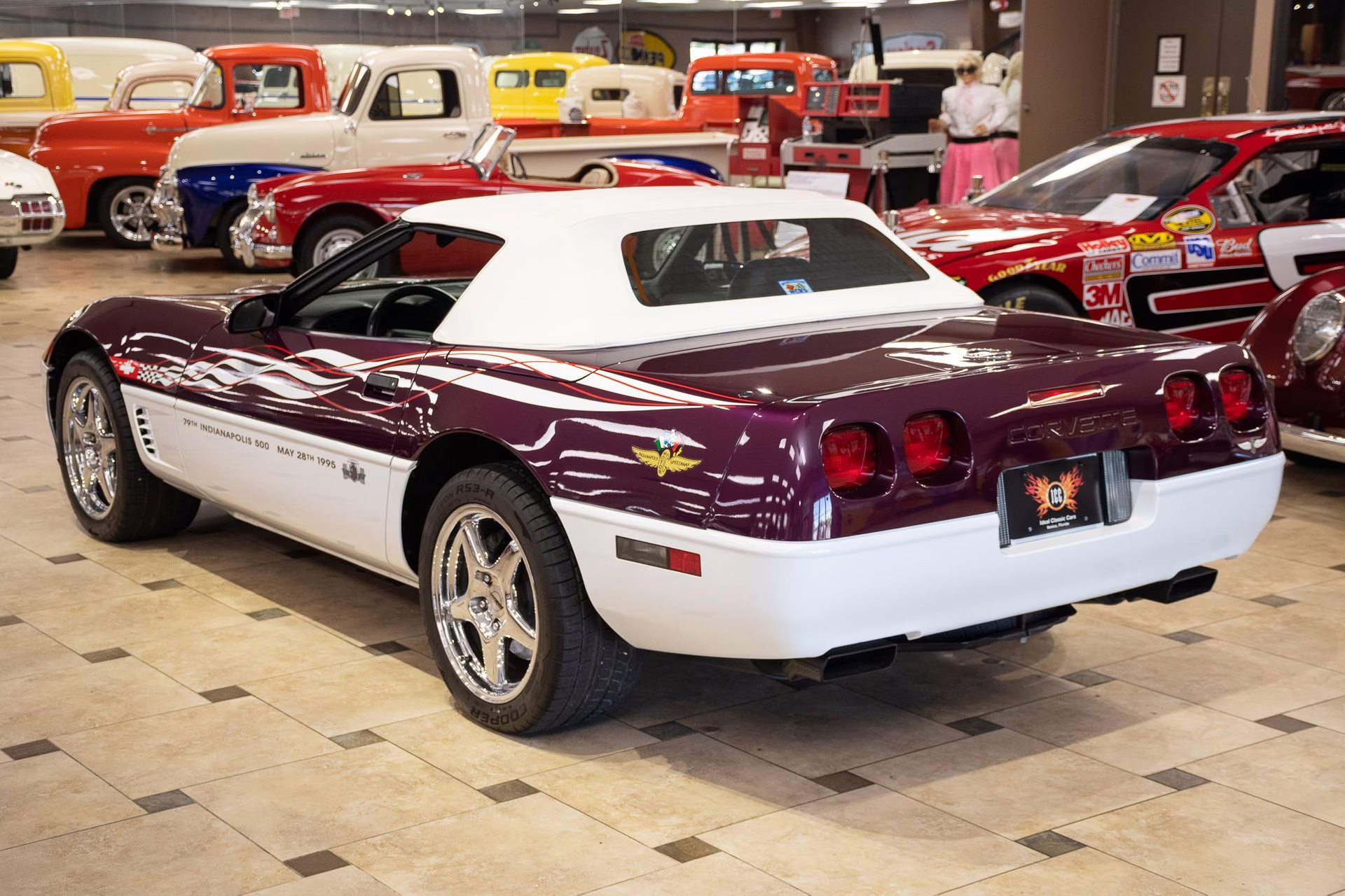 1995 Purple/White/Red Chevrolet Corvette
