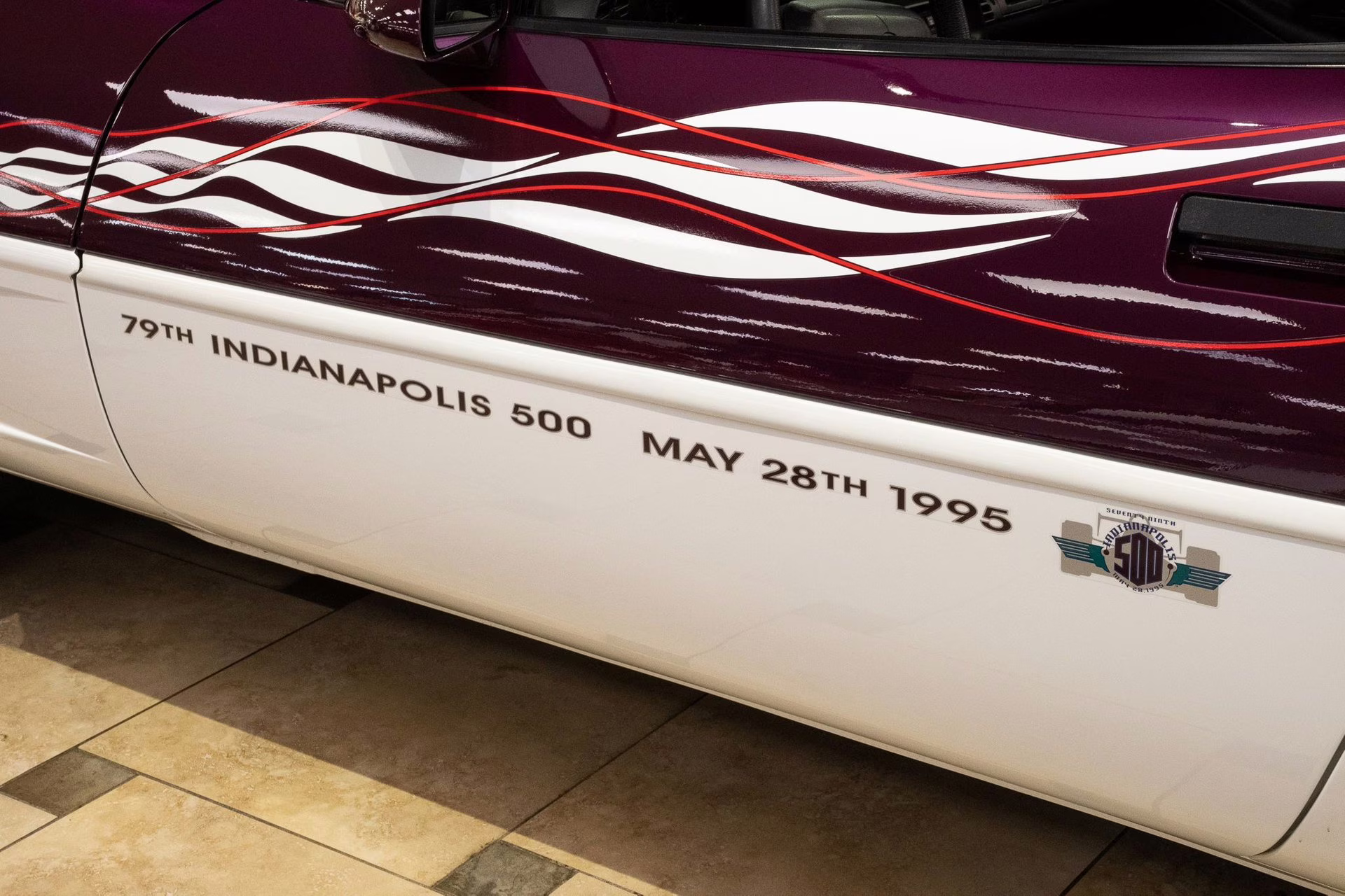 1995 Purple/White/Red Chevrolet Corvette