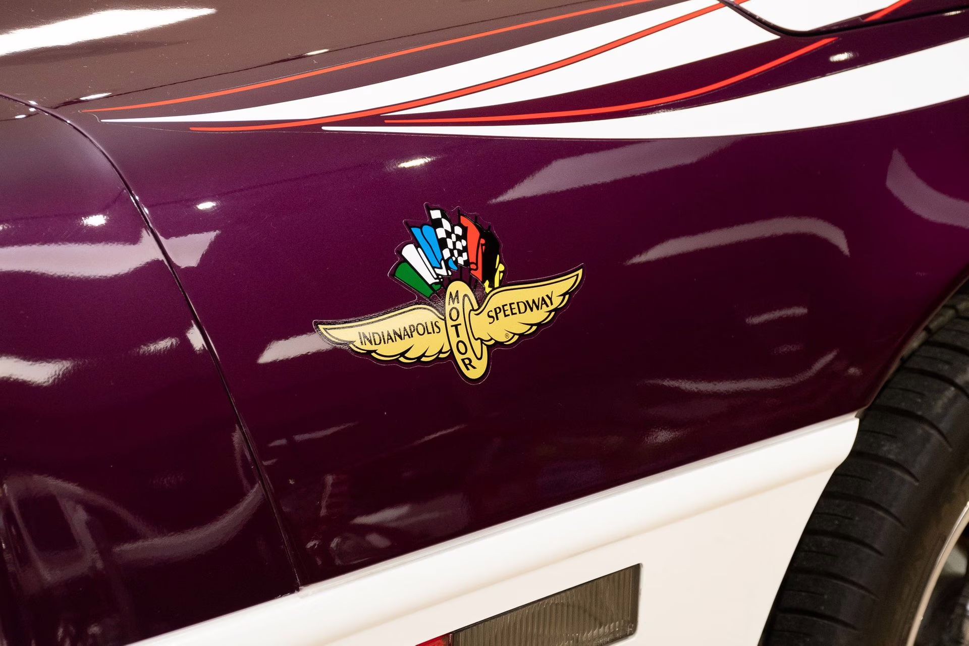 1995 Purple/White/Red Chevrolet Corvette