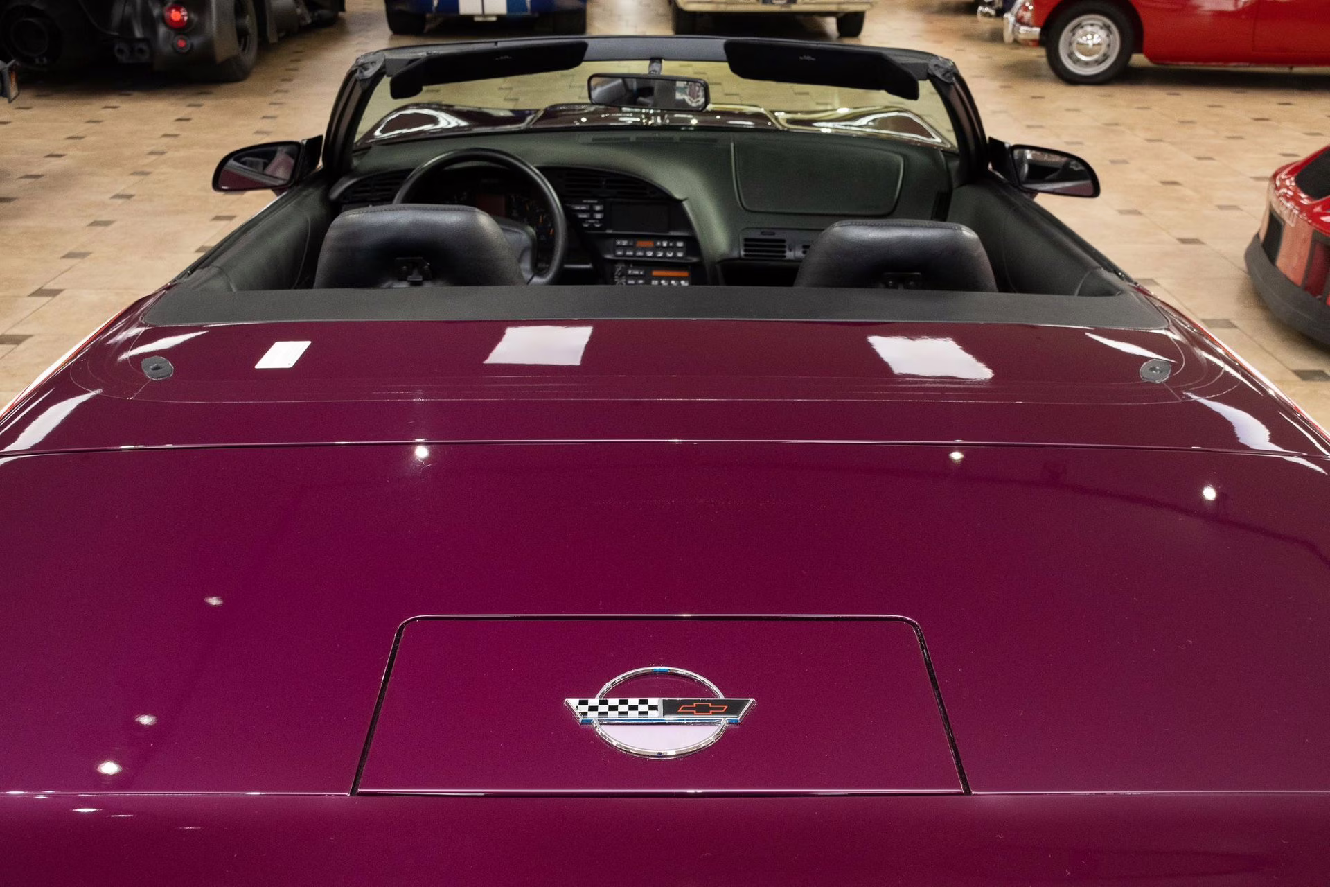 1995 Purple/White/Red Chevrolet Corvette