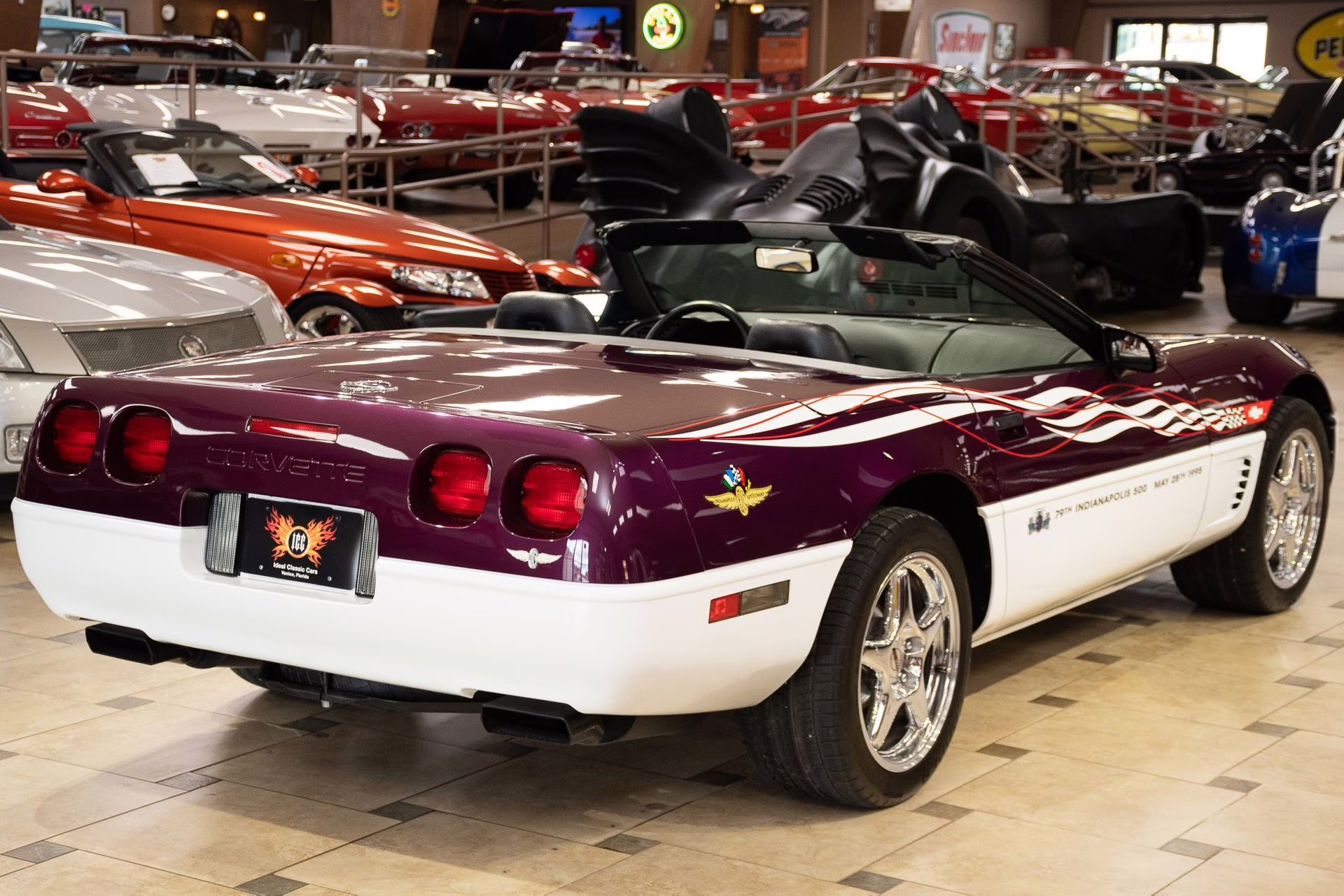 1995 Purple/White/Red Chevrolet Corvette