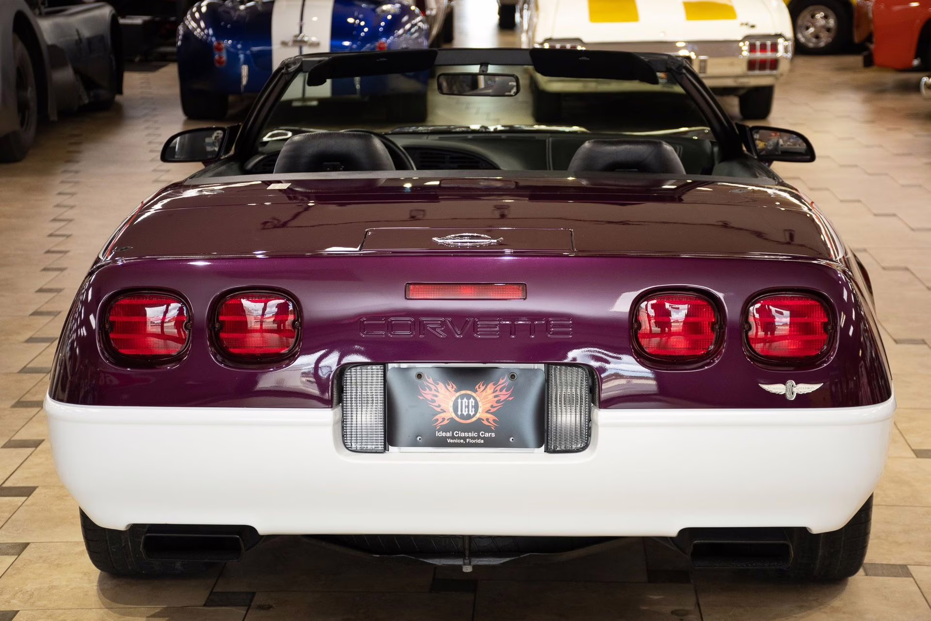 1995 Purple/White/Red Chevrolet Corvette