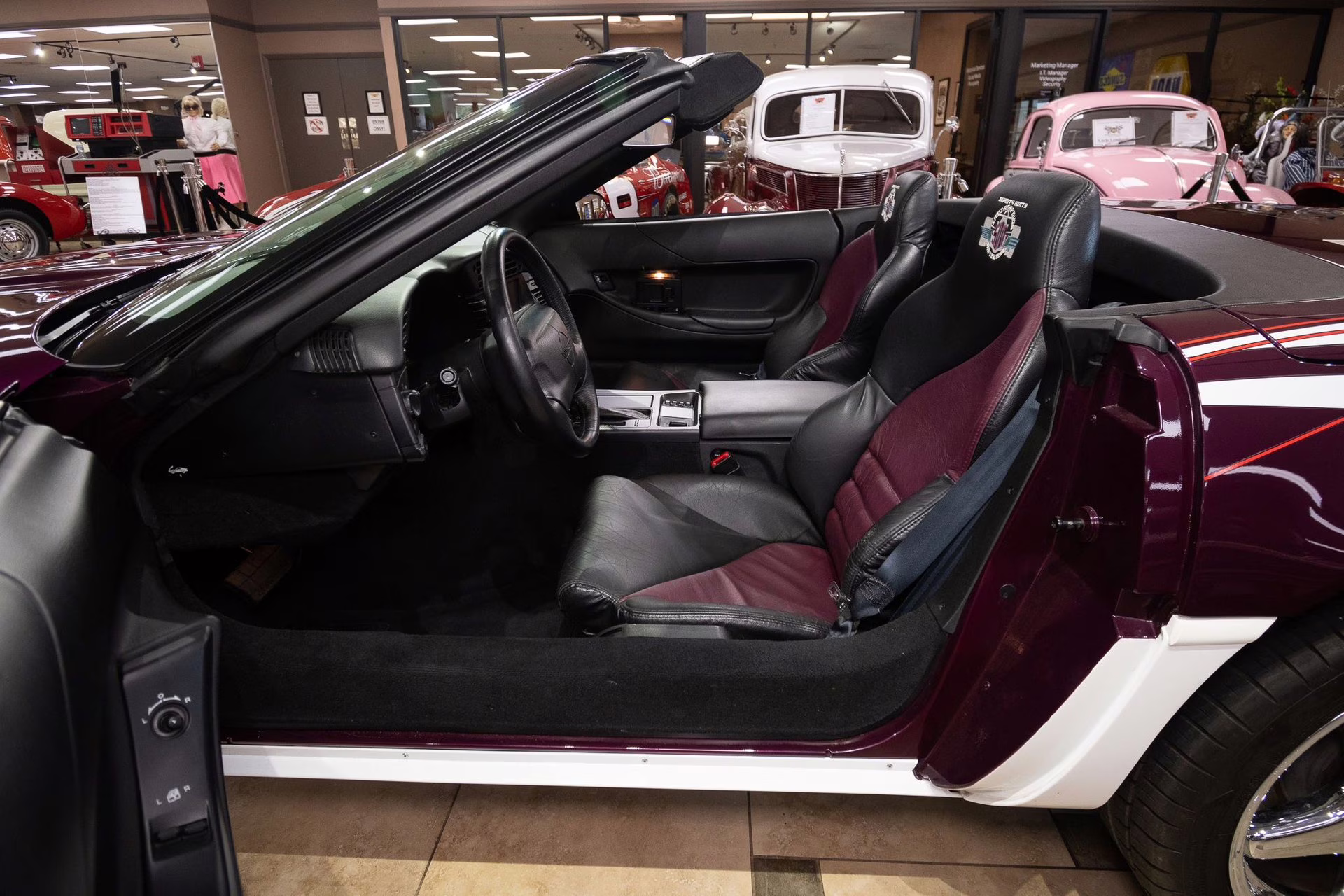 1995 Purple/White/Red Chevrolet Corvette